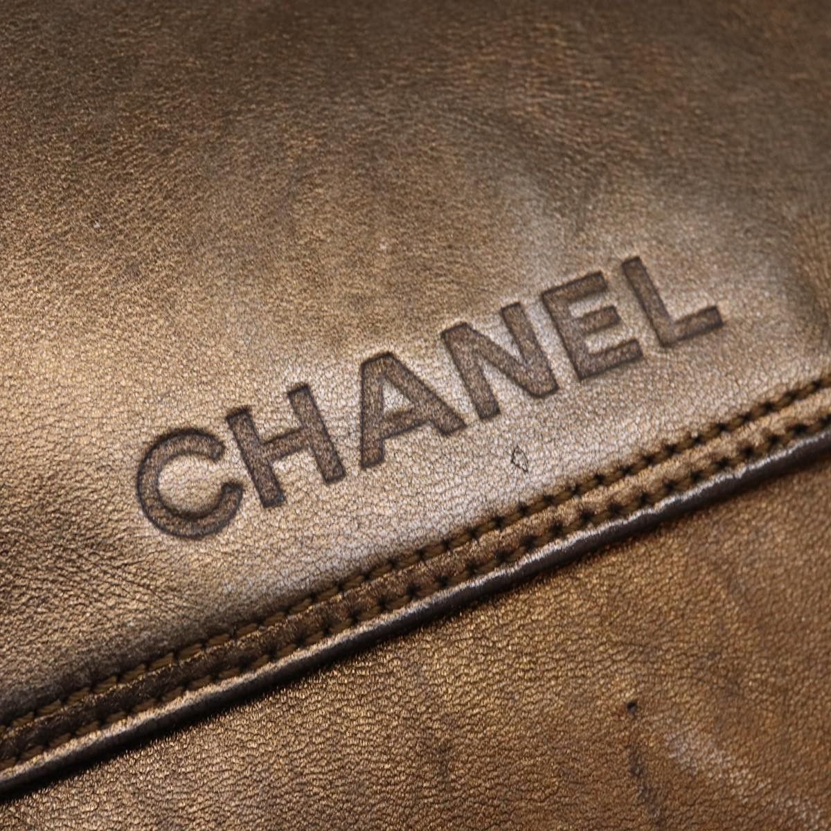 Chanel League Gold Leather Shoulder Bag (Pre-Owned) Size ONE SIZE - 16 Thumbnail