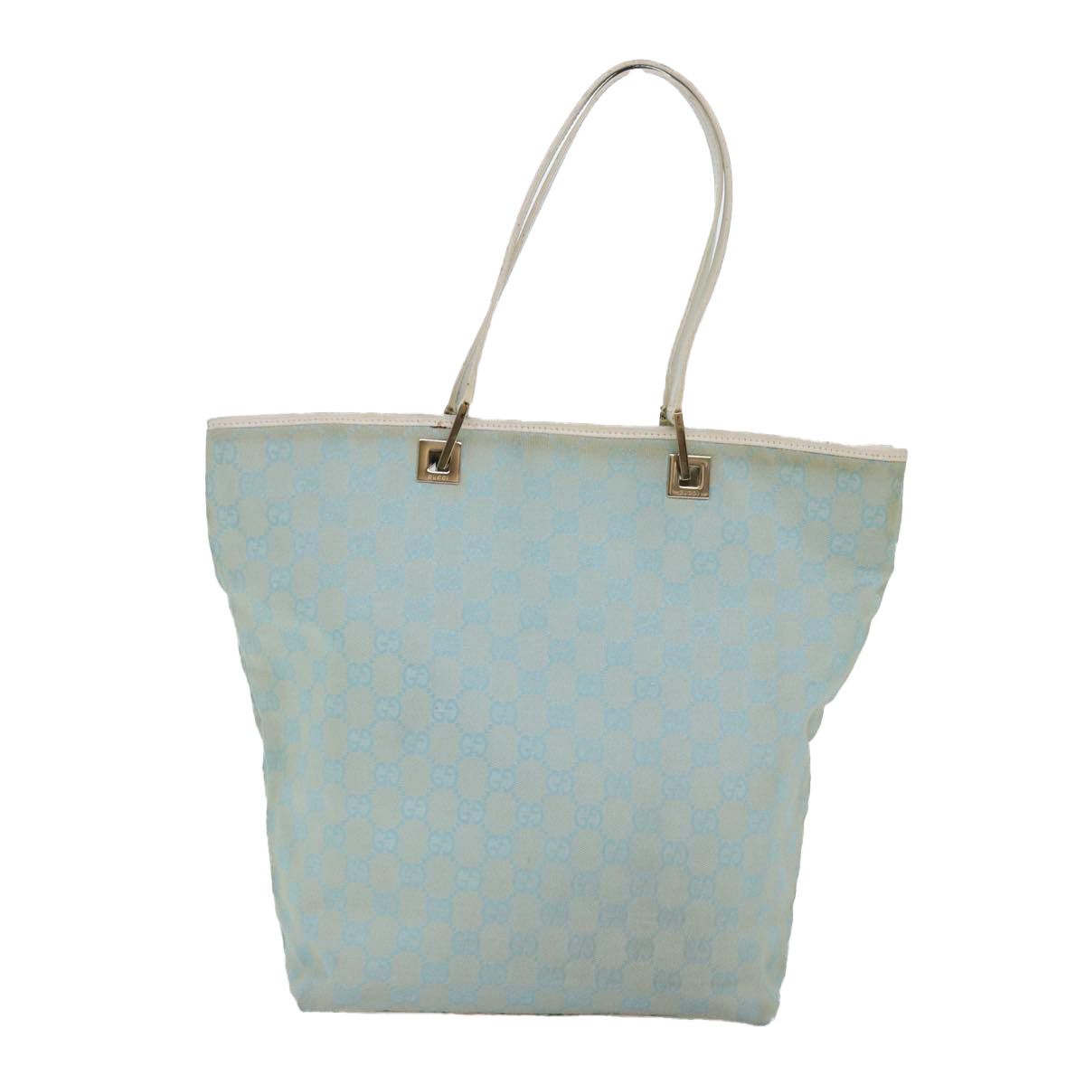 Gucci Gg Canvas Blue Canvas Tote Bag (Pre-Owned) Size ONE SIZE - 2 Thumbnail