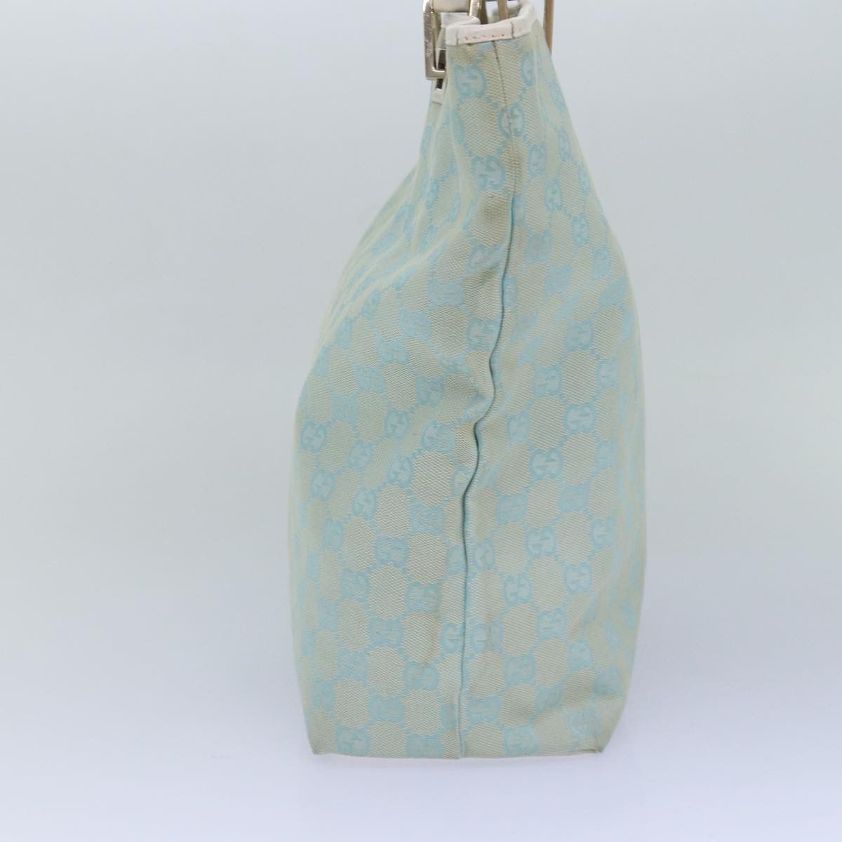Gucci Gg Canvas Blue Canvas Tote Bag (Pre-Owned) Size ONE SIZE - 10 Thumbnail