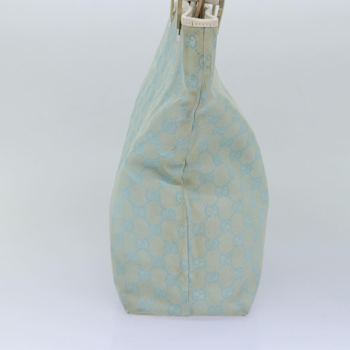 Gucci Gg Canvas Blue Canvas Tote Bag (Pre-Owned) Size ONE SIZE - 9 Thumbnail