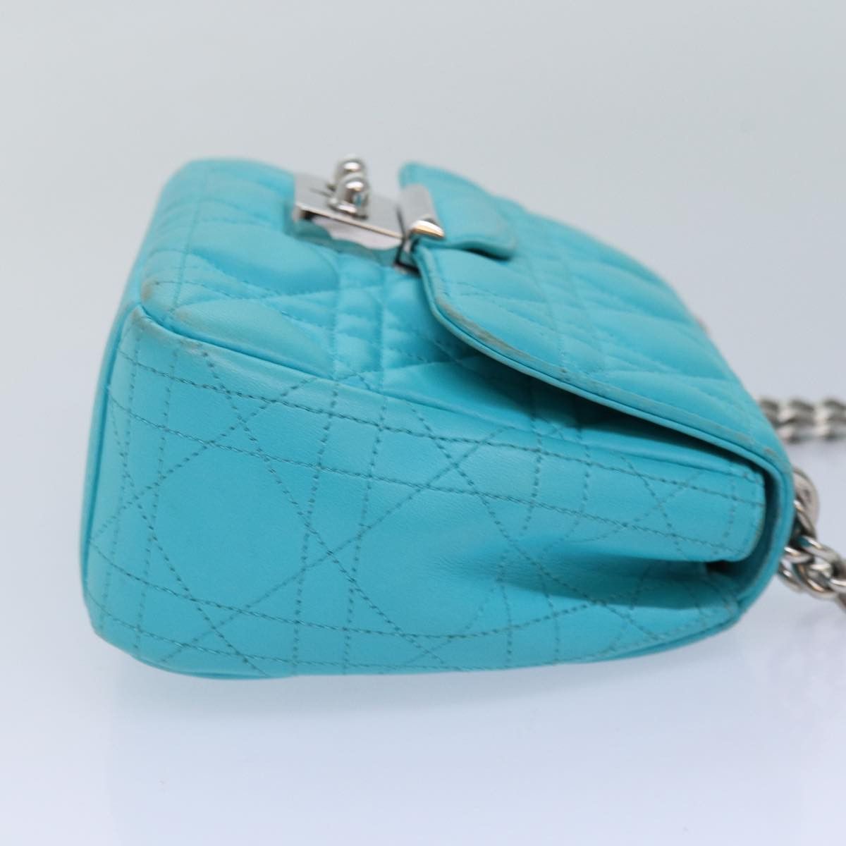Dior Miss Blue Leather Clutch Bag (Pre-Owned) Size ONE SIZE - 12 Thumbnail