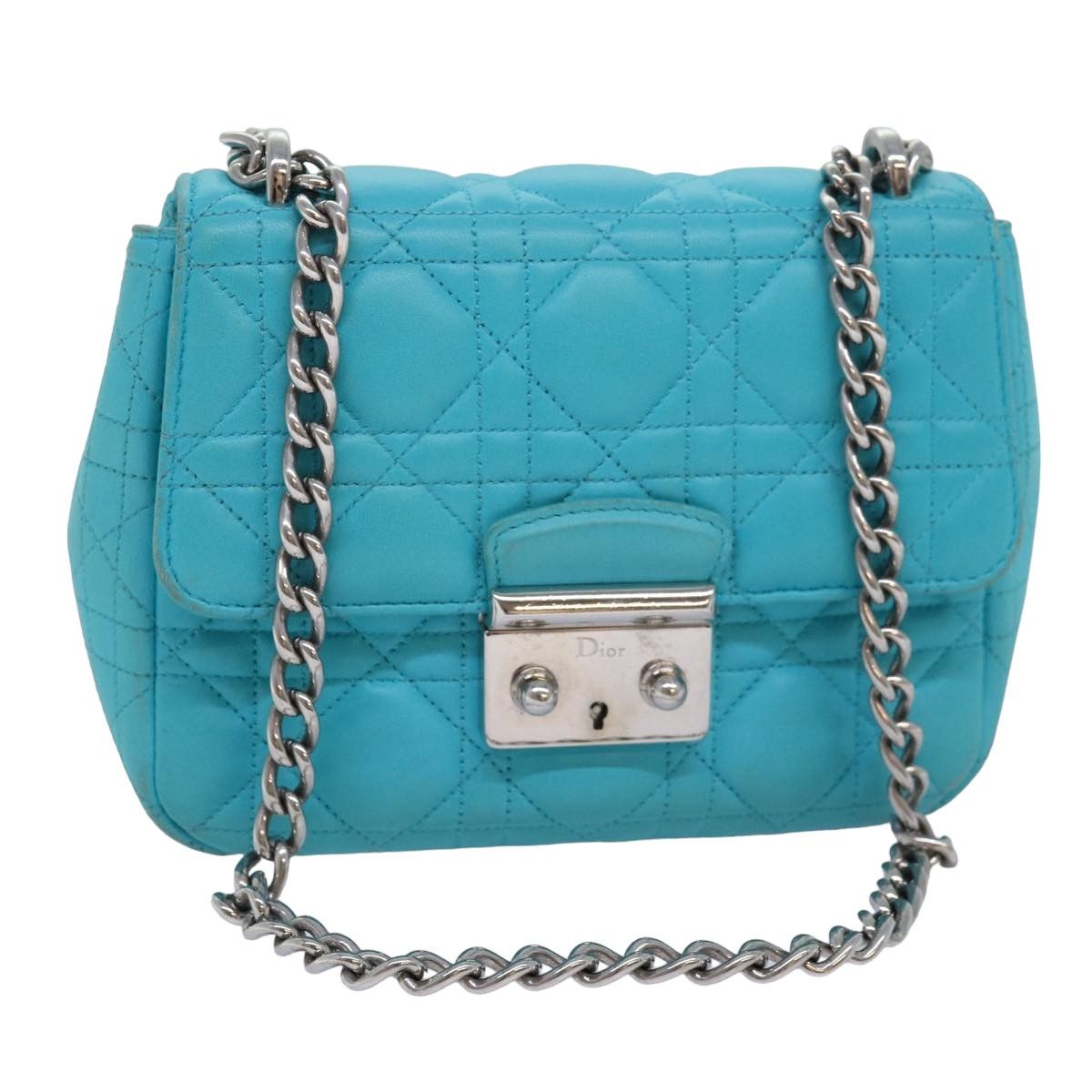 Dior Miss Blue Leather Clutch Bag (Pre-Owned) Size ONE SIZE - 10 Thumbnail