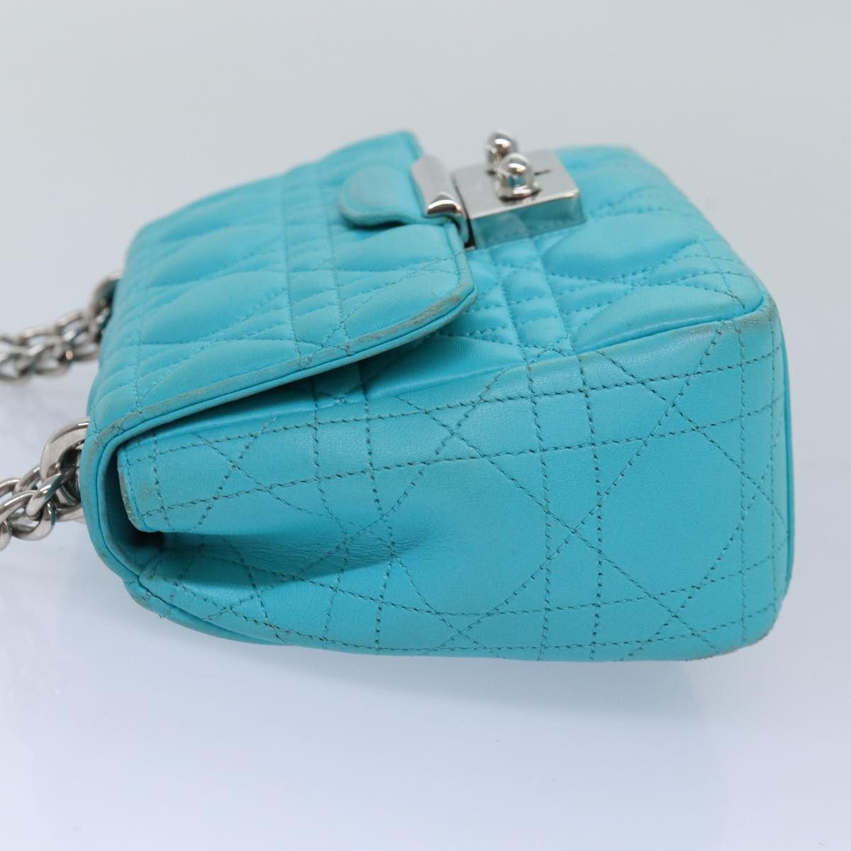 Dior Miss Blue Leather Clutch Bag (Pre-Owned) Size ONE SIZE - 11 Thumbnail