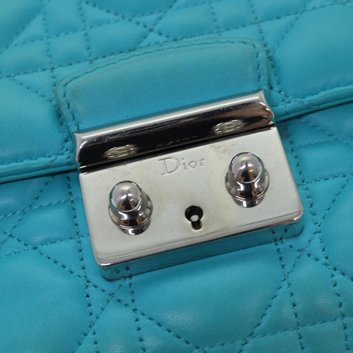 Dior Miss Blue Leather Clutch Bag (Pre-Owned) Size ONE SIZE - 19 Thumbnail