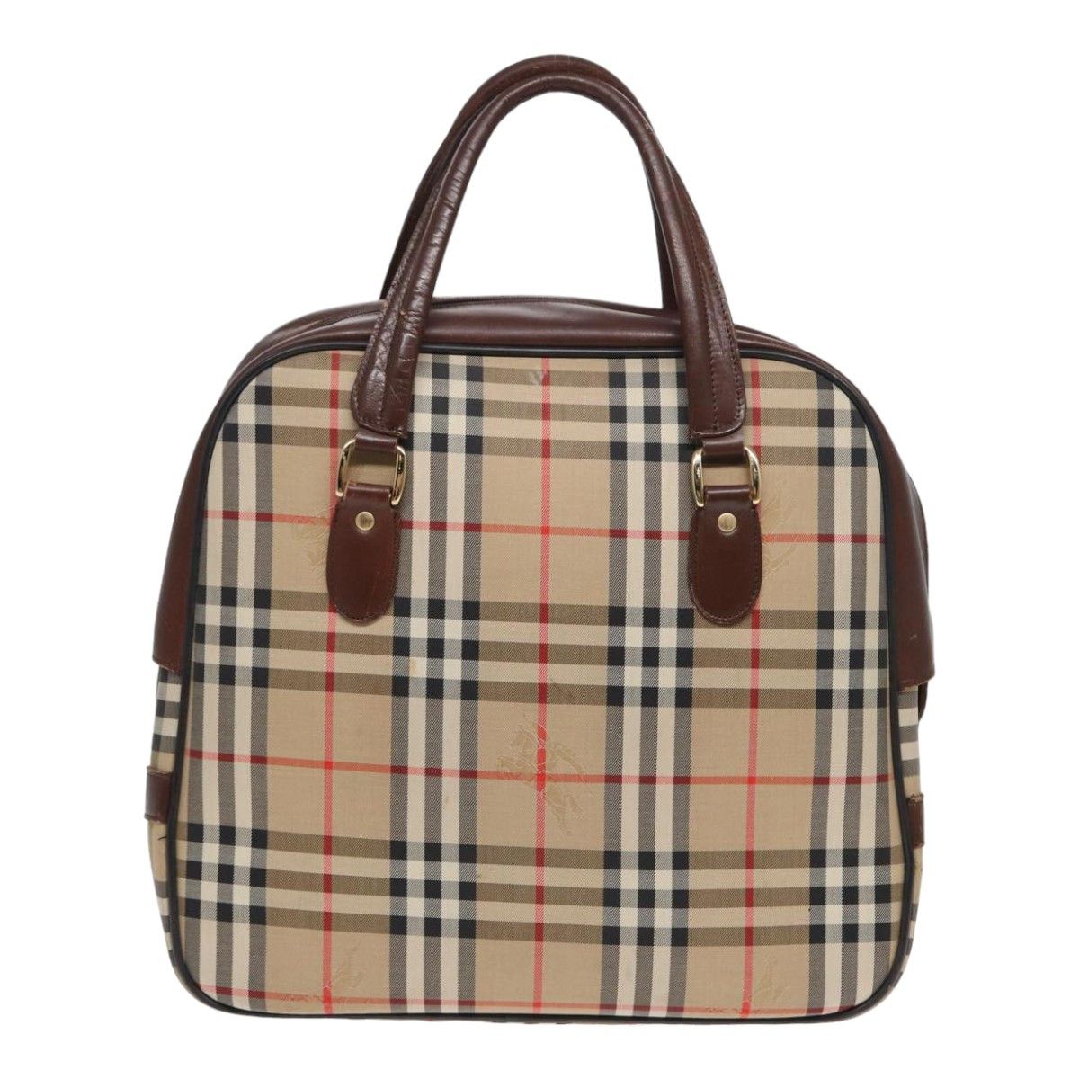 Burberry Nova Check Beige Canvas Handbag (Pre-Owned) Size ONE SIZE - 2 Thumbnail