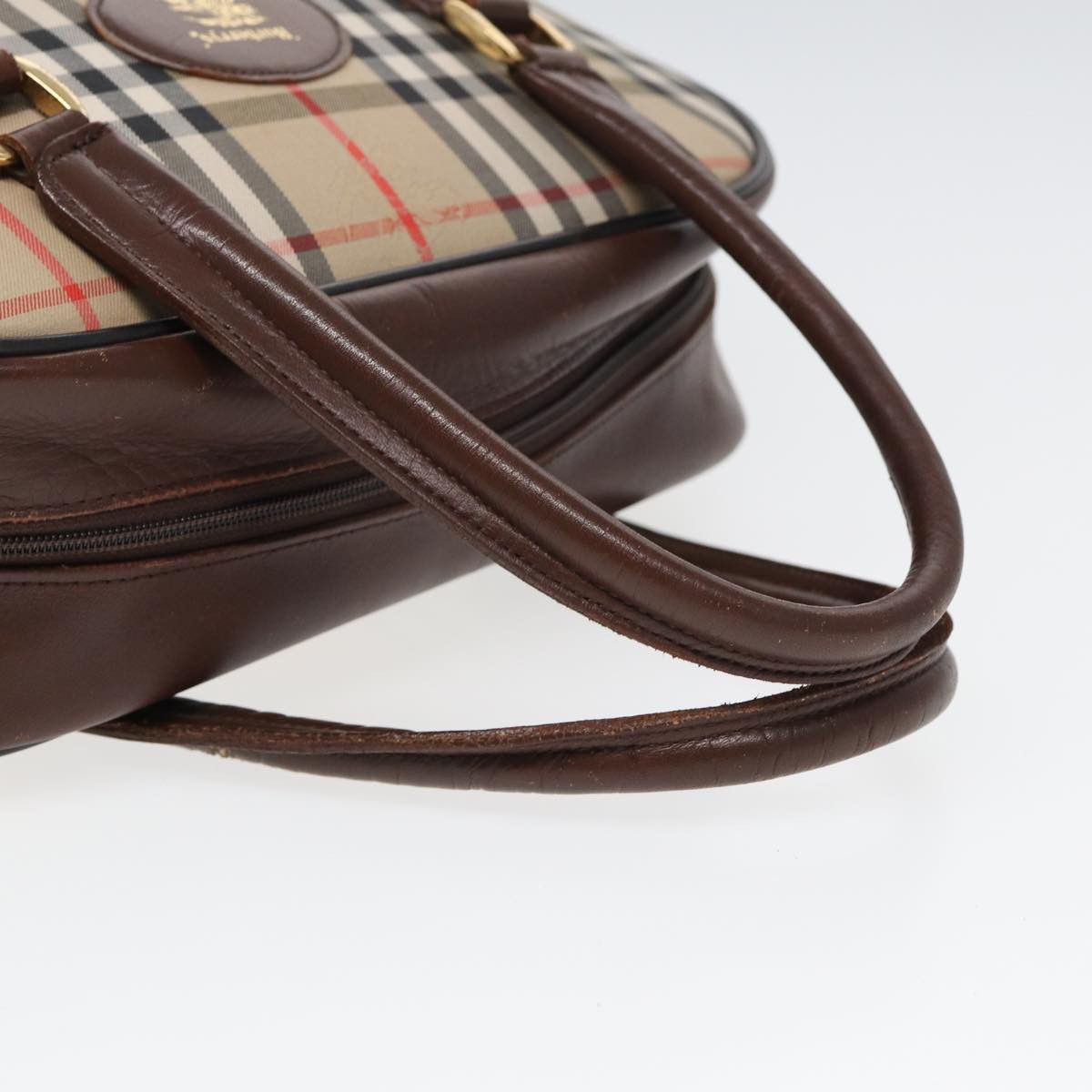 Burberry Nova Check Beige Canvas Handbag (Pre-Owned) Size ONE SIZE - 9 Thumbnail