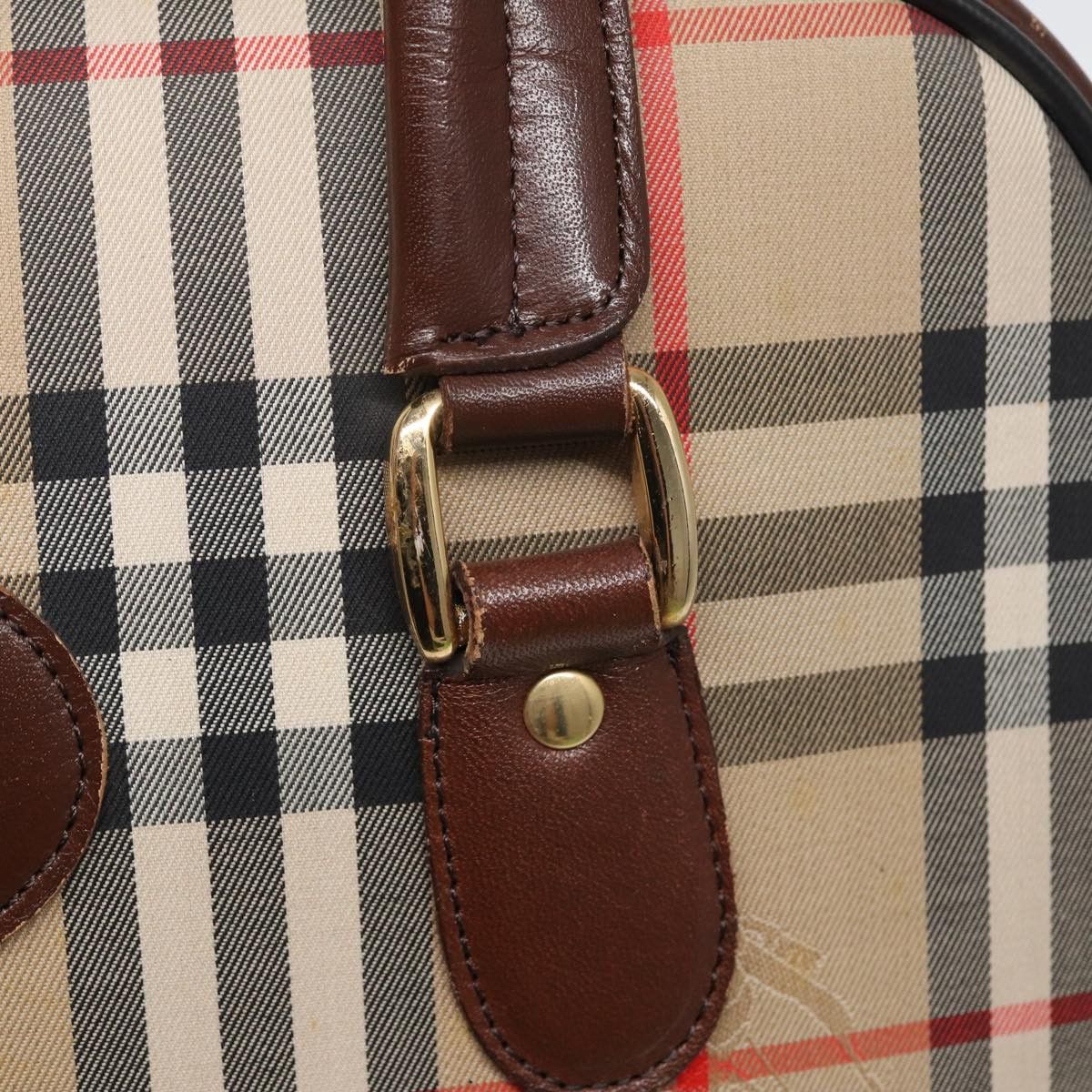 Burberry Nova Check Beige Canvas Handbag (Pre-Owned) Size ONE SIZE - 17 Thumbnail
