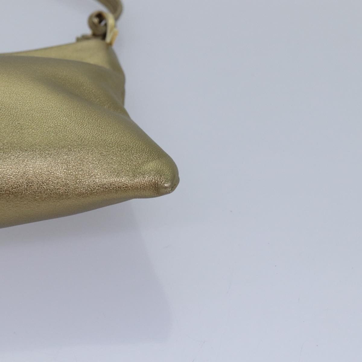 Salvatore Ferragamo Gancini Gold Leather Shoulder Bag (Pre-Owned) Size ONE SIZE - 13 Thumbnail