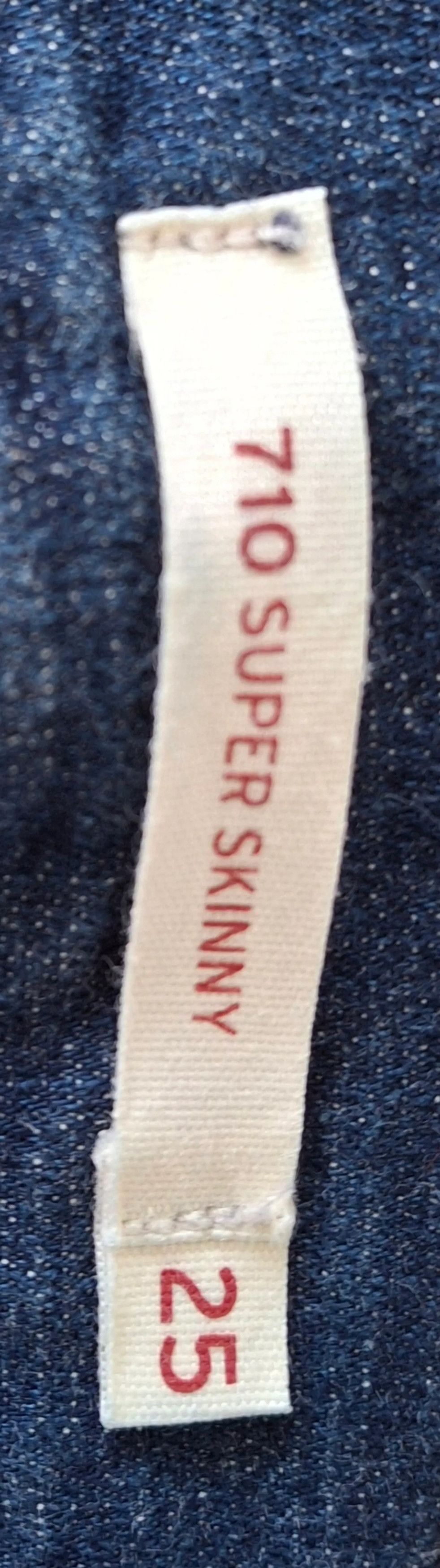 Levi's Levi's 710 Super Skinny Jeans Size 25" / US 0 / IT 36 - 2 Thumbnail