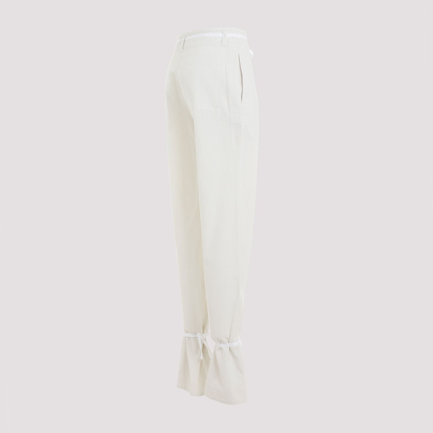 Lemaire Lemaire Straight Pants With Strings Size 28" / US 6 / IT 42 - 3 Thumbnail