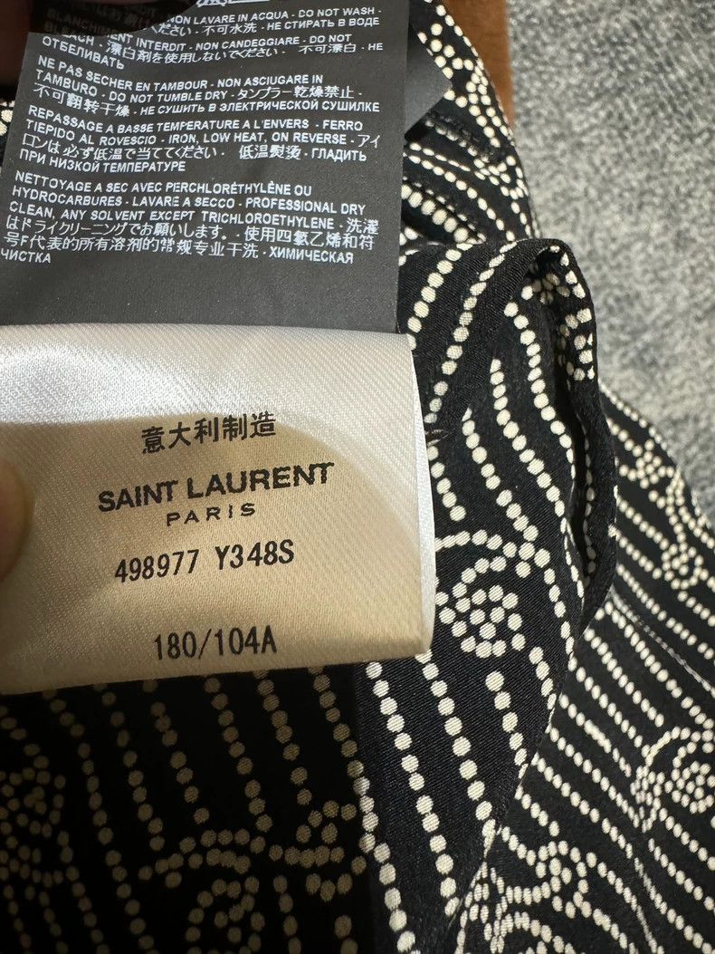 Saint Laurent Paris Musical note shirt
