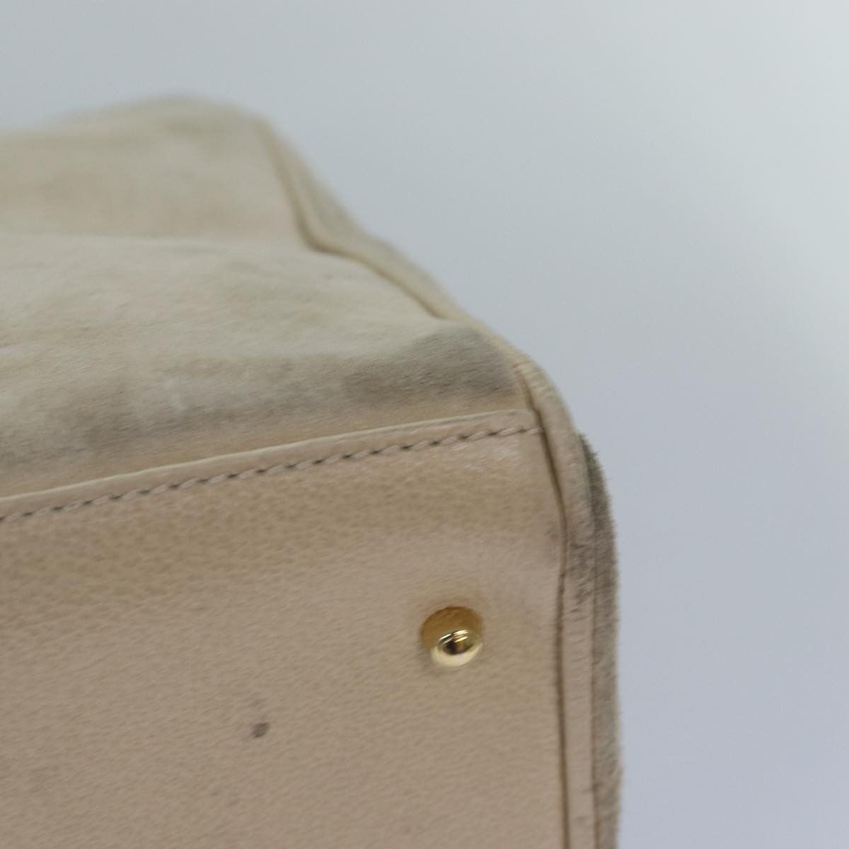 Gucci Bamboo Beige Suede Handbag (Pre-Owned) Size ONE SIZE - 17 Thumbnail