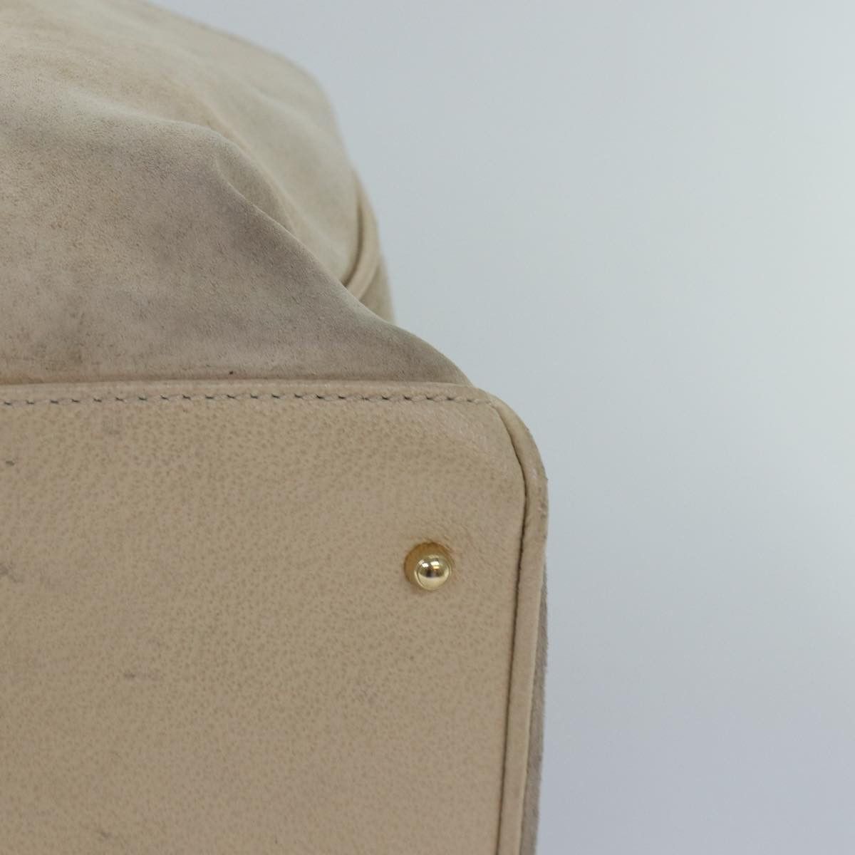 Gucci Bamboo Beige Suede Handbag (Pre-Owned) Size ONE SIZE - 9 Thumbnail