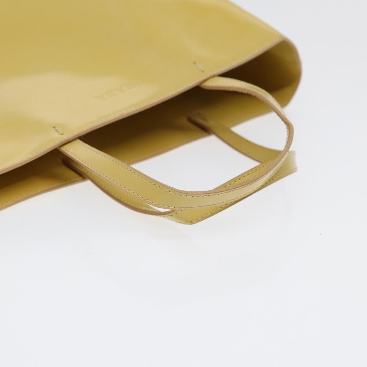 Prada Yellow Leather Handbag (Pre-Owned) Size ONE SIZE - 16 Thumbnail
