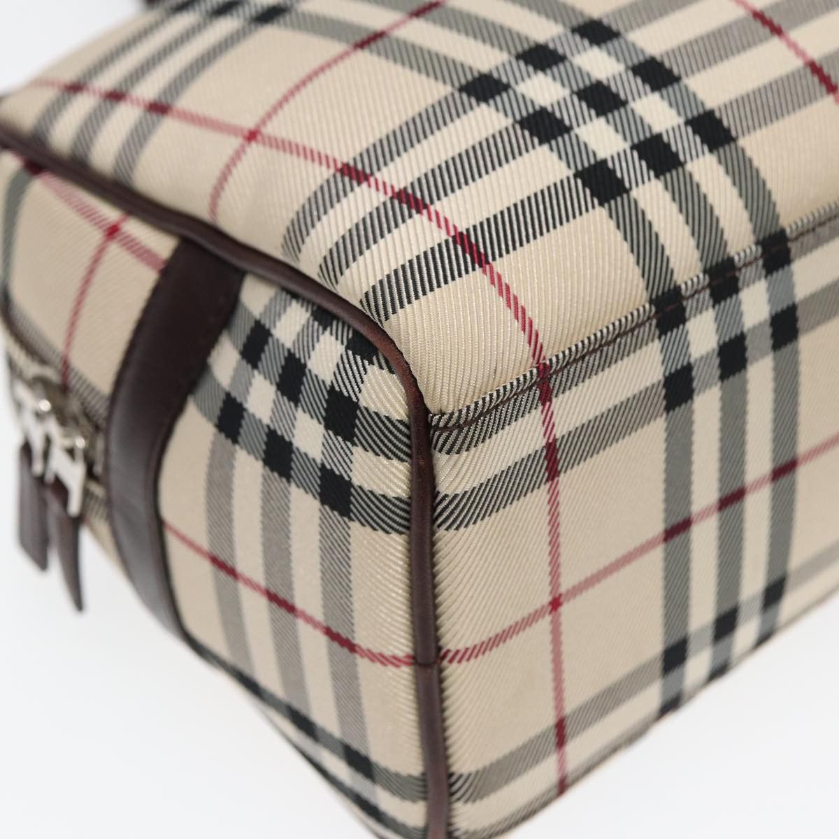Burberry Nova Check Beige Synthetic Handbag (Pre-Owned) Size ONE SIZE - 16 Thumbnail