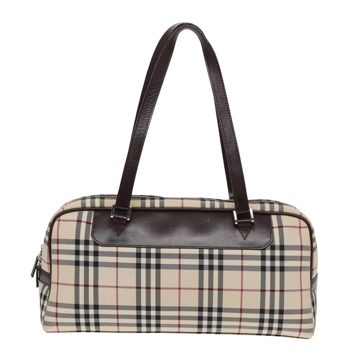 Burberry Nova Check Beige Synthetic Handbag (Pre-Owned) Size ONE SIZE - 2 Thumbnail