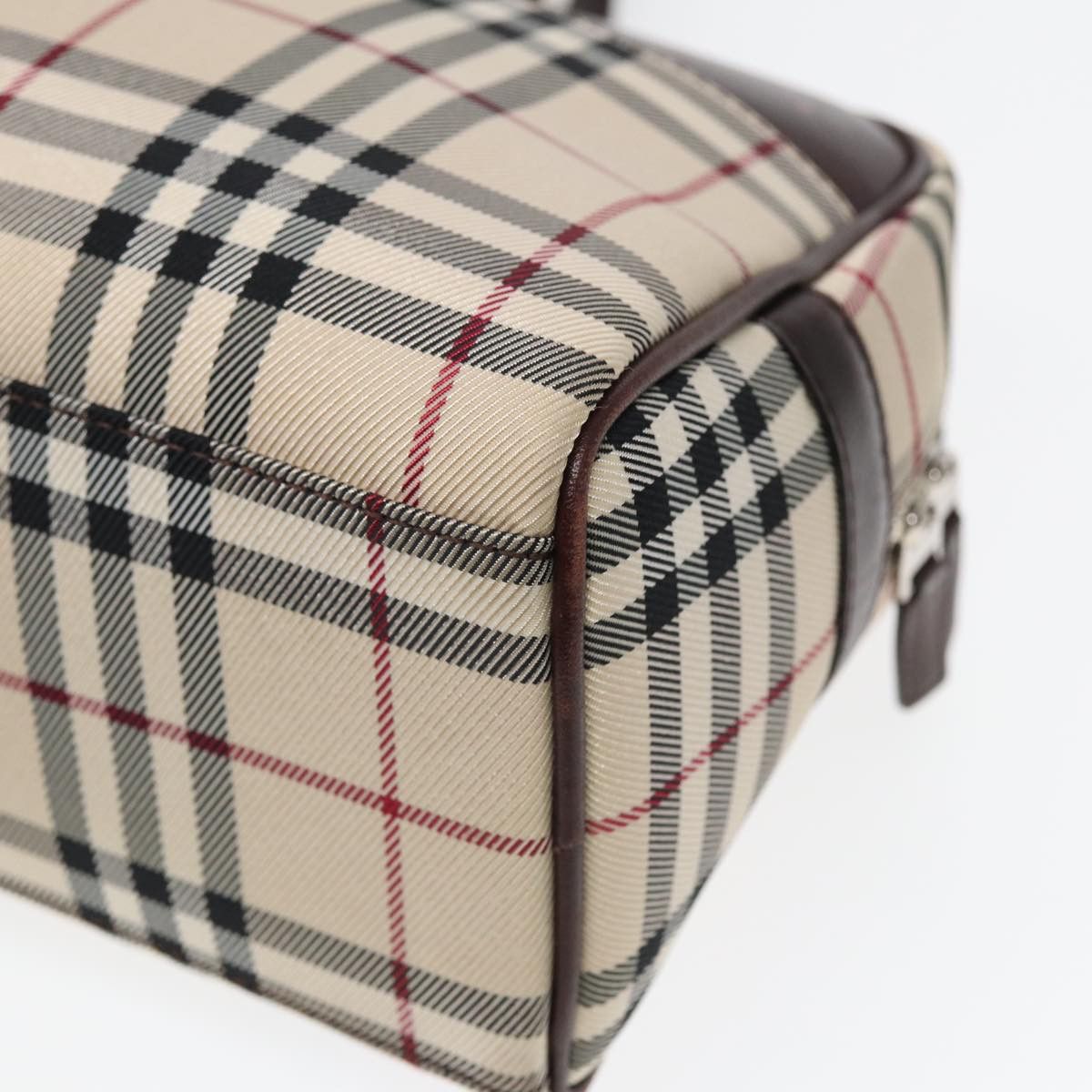 Burberry Nova Check Beige Synthetic Handbag (Pre-Owned) Size ONE SIZE - 13 Thumbnail