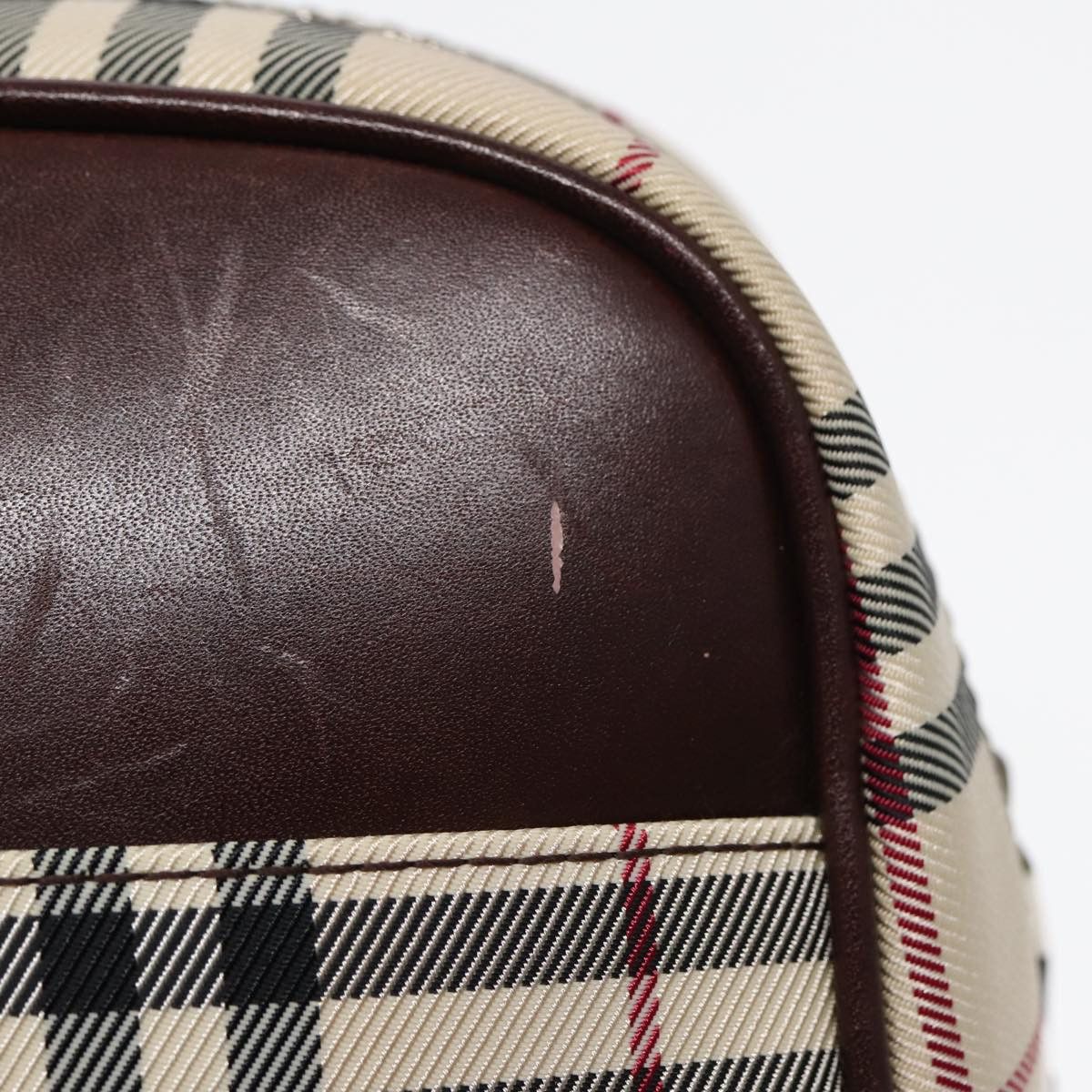 Burberry Nova Check Beige Synthetic Handbag (Pre-Owned) Size ONE SIZE - 17 Thumbnail