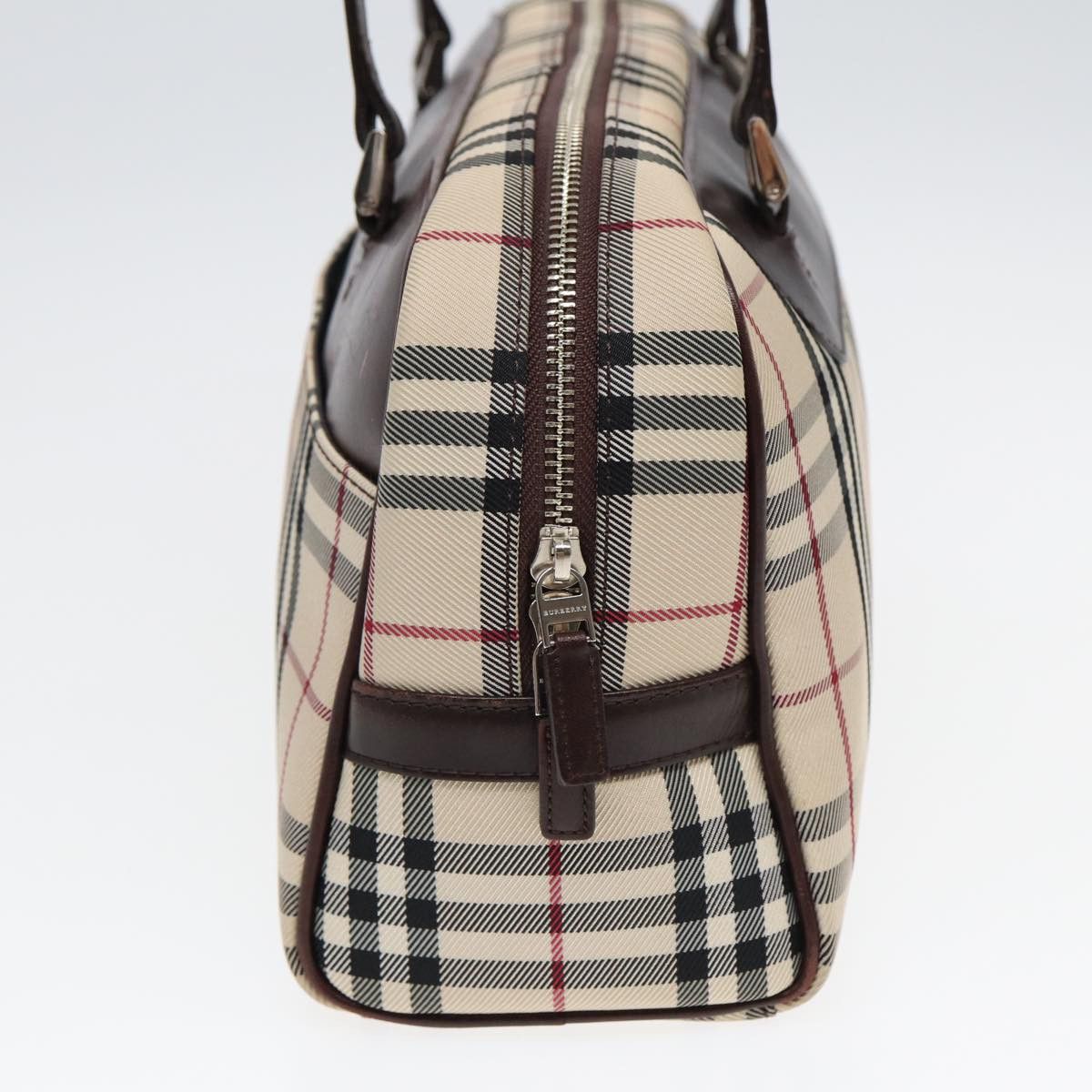 Burberry Nova Check Beige Synthetic Handbag (Pre-Owned) Size ONE SIZE - 9 Thumbnail