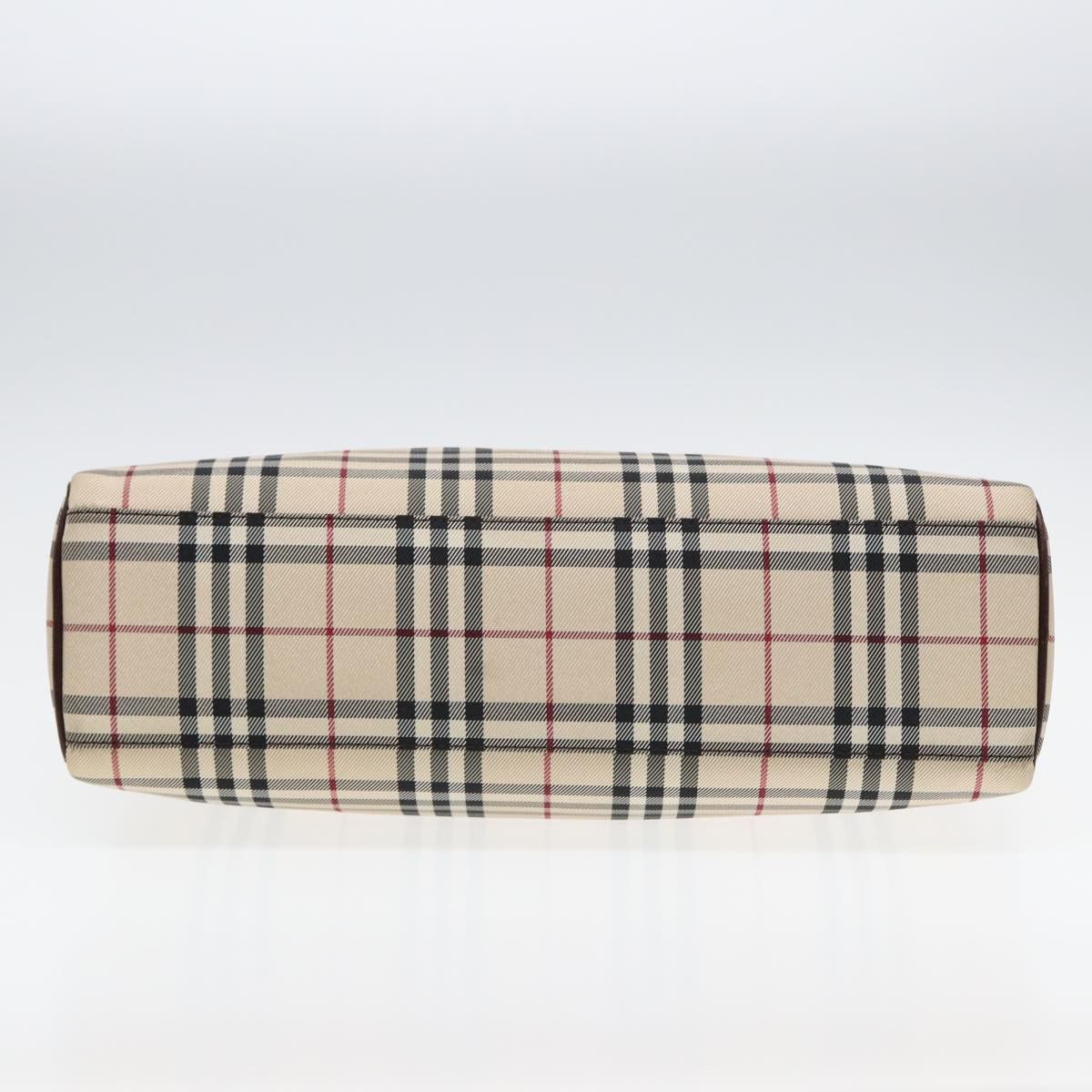 Burberry Nova Check Beige Synthetic Handbag (Pre-Owned) Size ONE SIZE - 3 Thumbnail