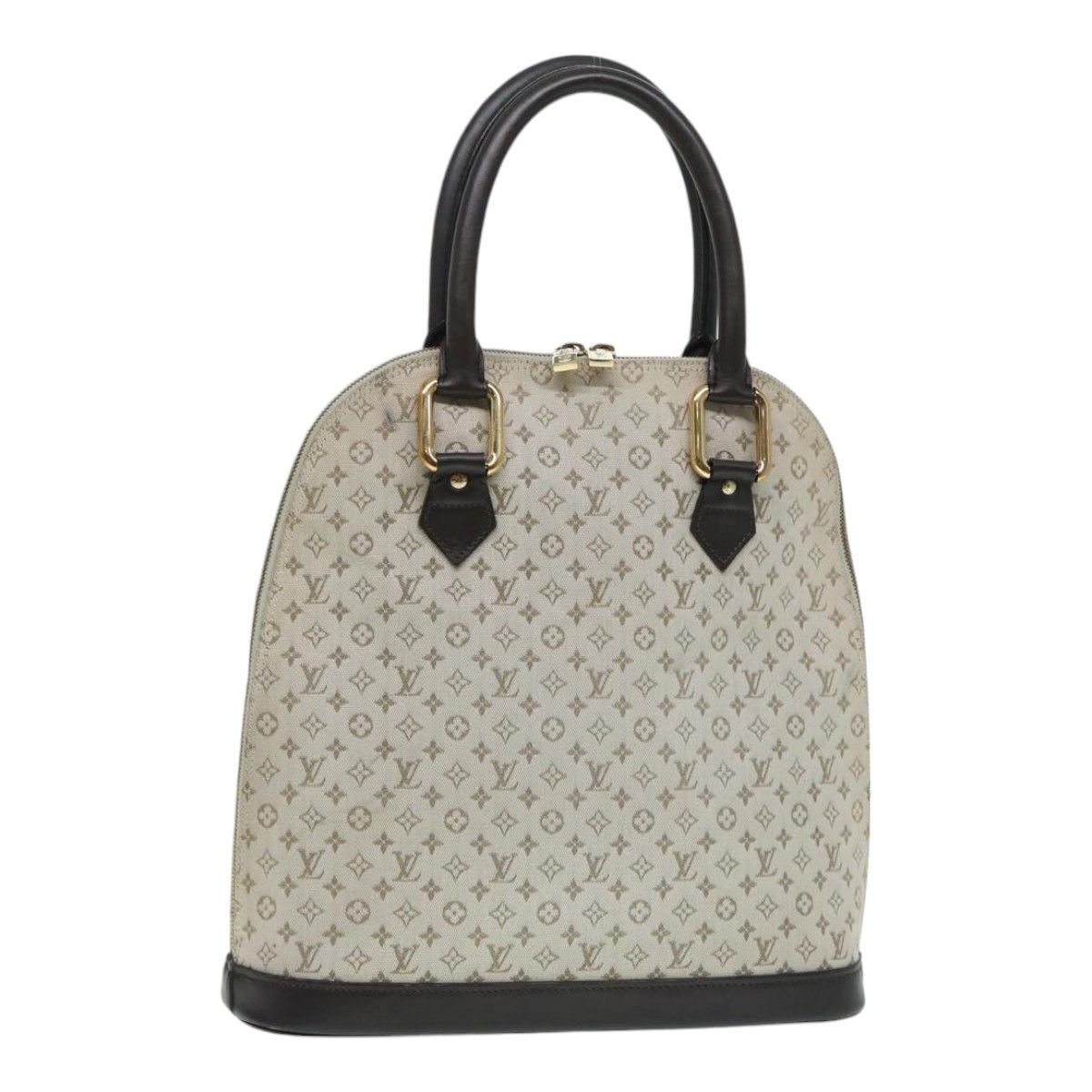 Louis Vuitton Alma Long Grey Canvas Handbag (Pre-Owned) Size ONE SIZE - 10 Thumbnail