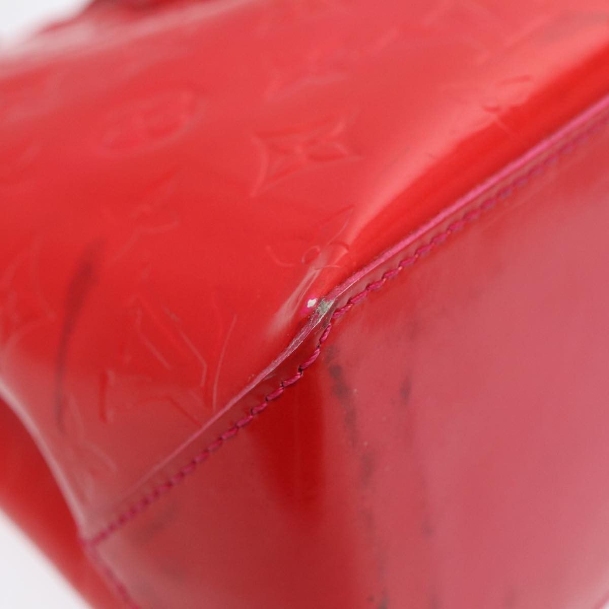 Louis Vuitton Wilshire Pink Patent Leather Handbag (Pre-Owned) Size ONE SIZE - 7 Thumbnail