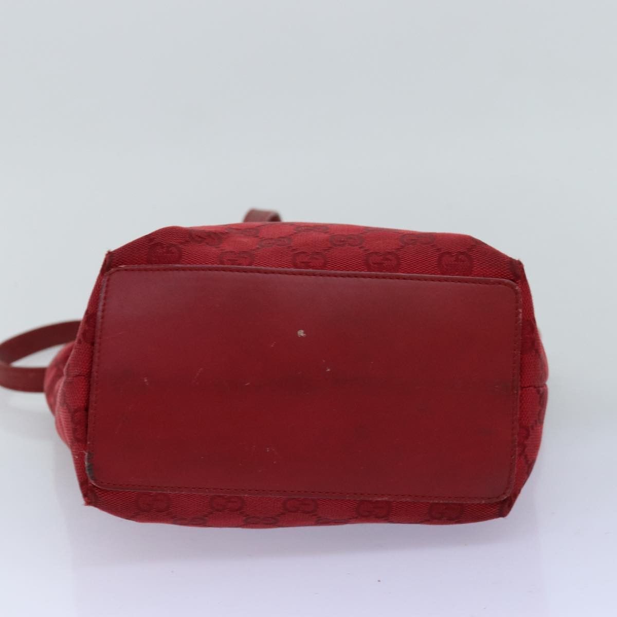 Gucci Gg Canvas Red Canvas Tote Bag (Pre-Owned) Size ONE SIZE - 3 Thumbnail