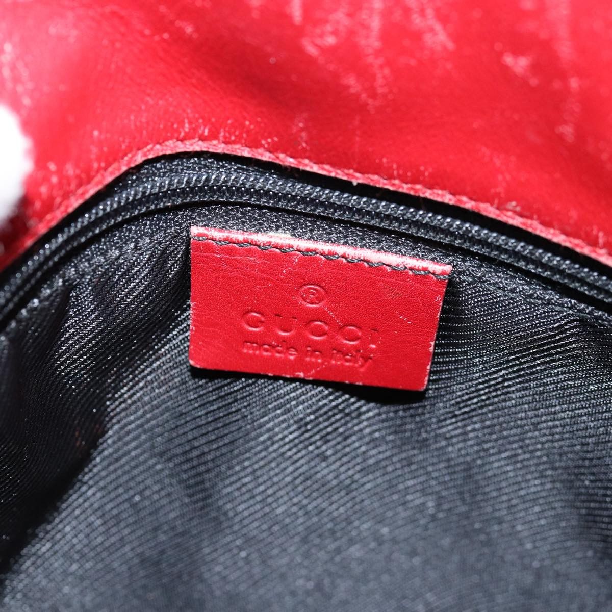 Gucci Gg Canvas Red Canvas Tote Bag (Pre-Owned) Size ONE SIZE - 7 Thumbnail