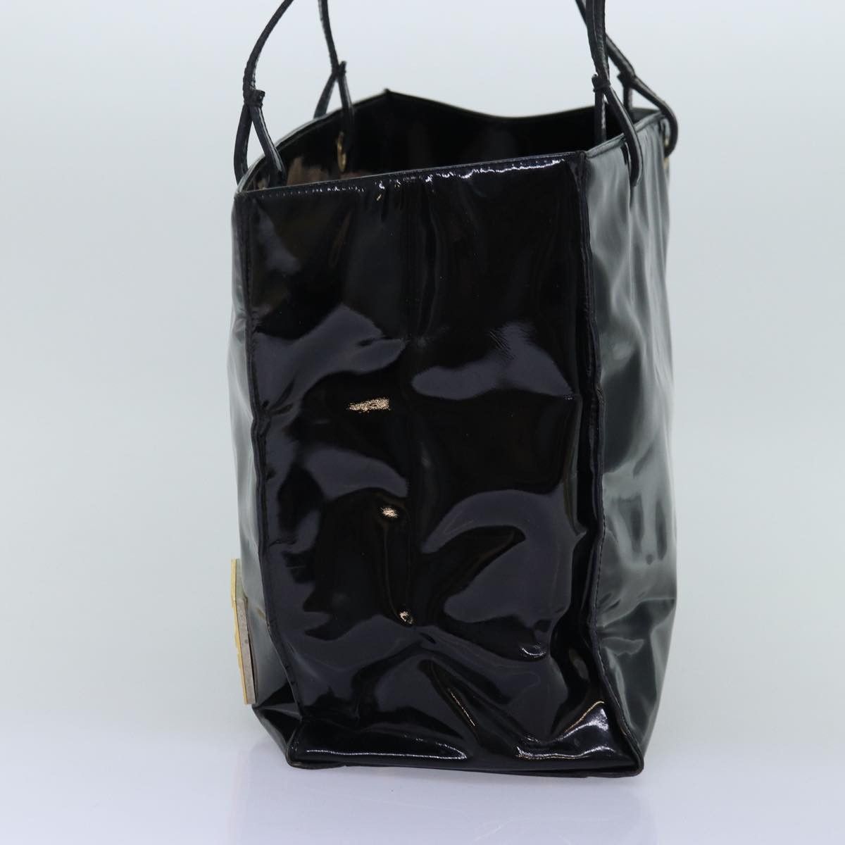 Fendi Black Patent Leather Tote Bag (Pre-Owned) Size ONE SIZE - 9 Thumbnail
