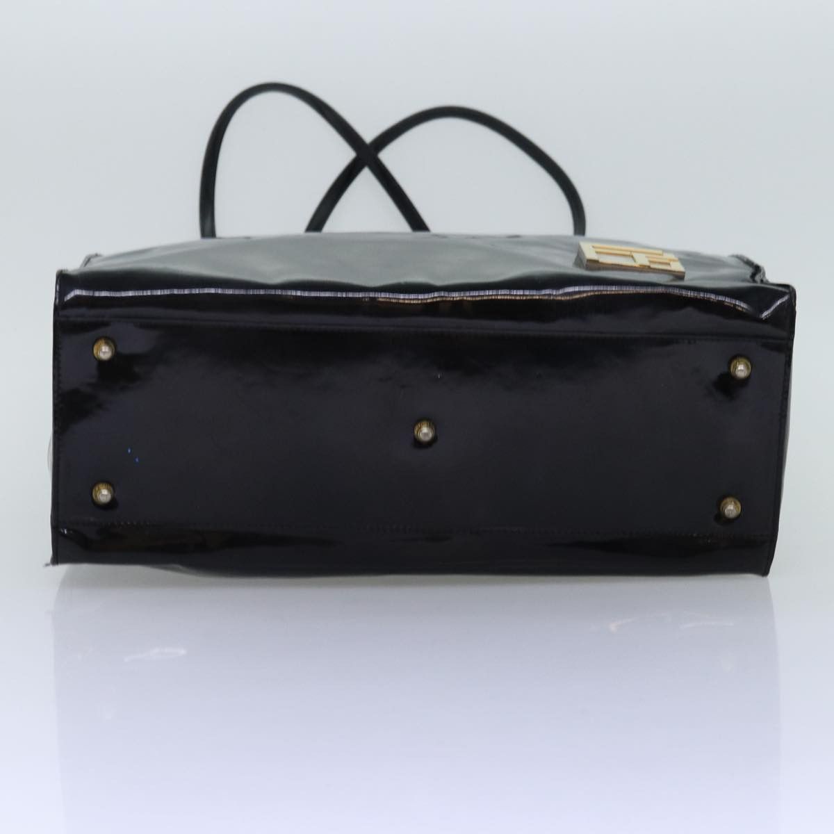 Fendi Black Patent Leather Tote Bag (Pre-Owned) Size ONE SIZE - 3 Thumbnail