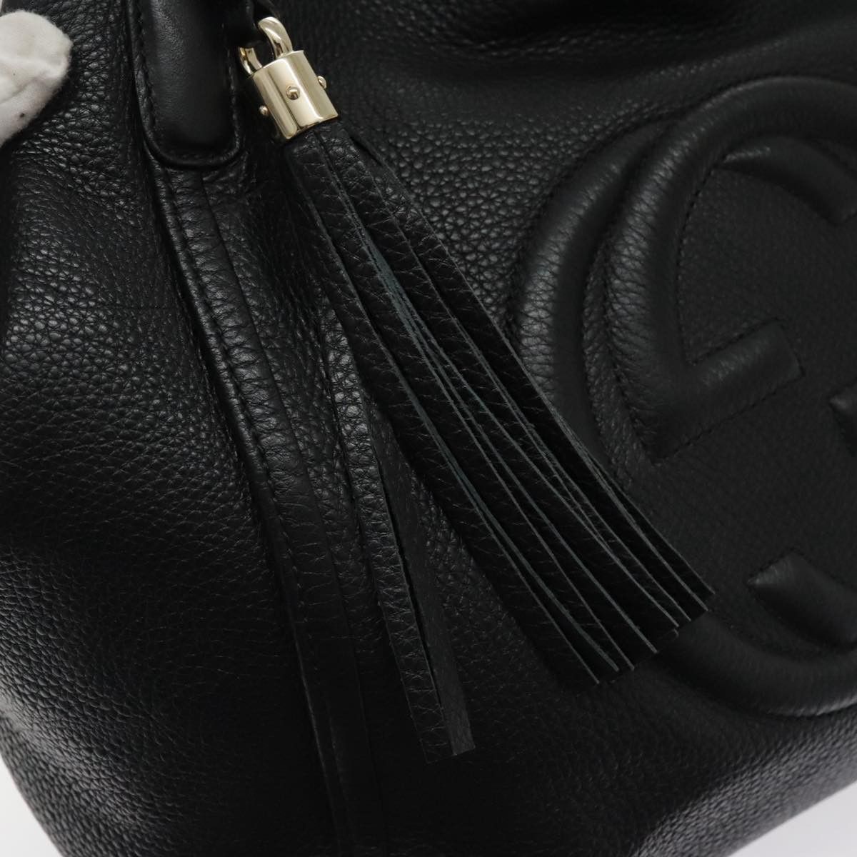 Gucci Soho Black Leather Tote Bag (Pre-Owned) Size ONE SIZE - 19 Thumbnail