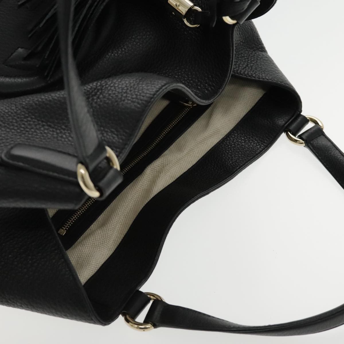 Gucci Soho Black Leather Tote Bag (Pre-Owned) Size ONE SIZE - 17 Thumbnail
