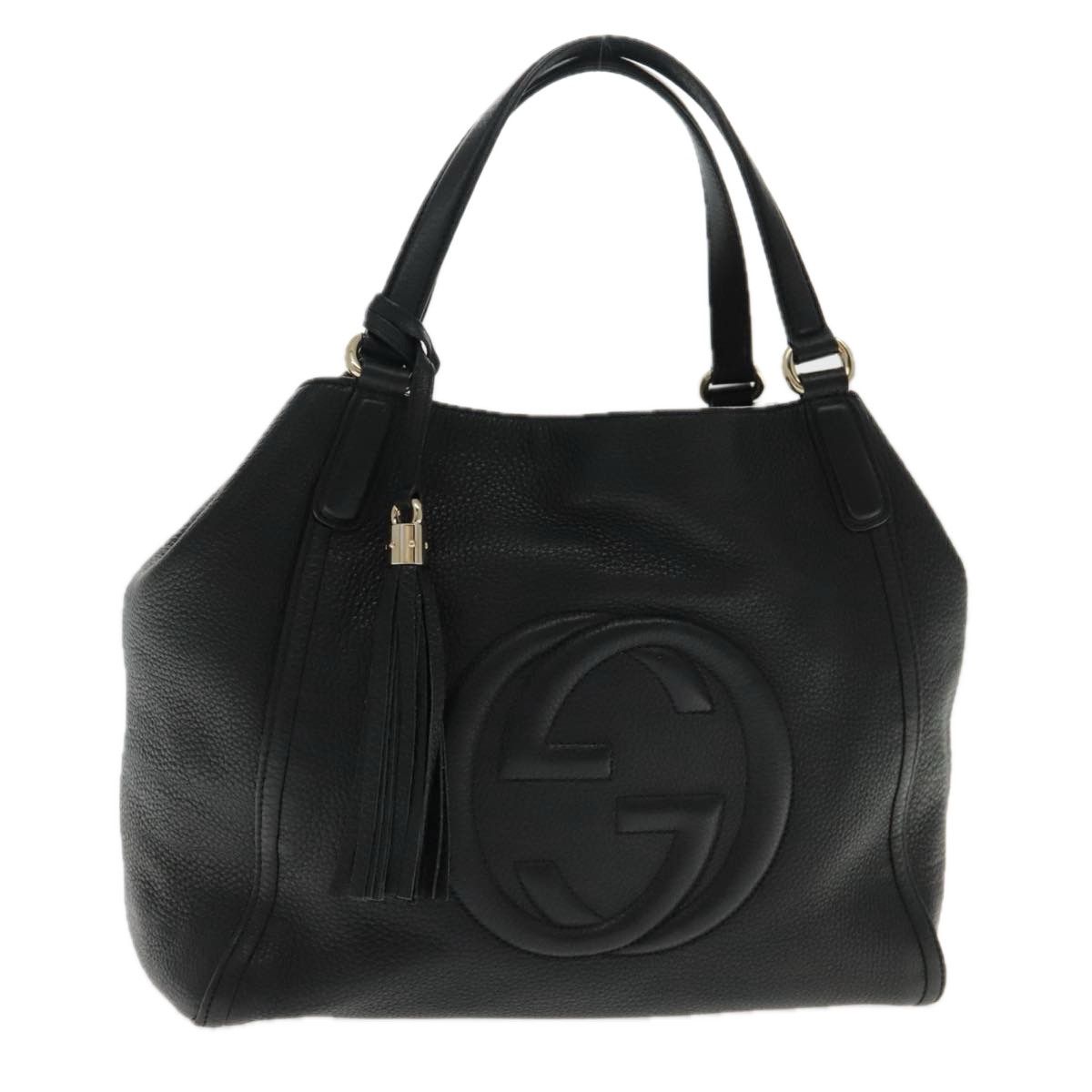 Gucci Soho Black Leather Tote Bag (Pre-Owned) Size ONE SIZE - 16 Thumbnail