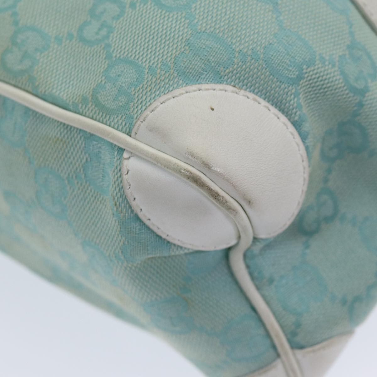 Gucci Blue Canvas Handbag (Pre-Owned) Size ONE SIZE - 16 Thumbnail