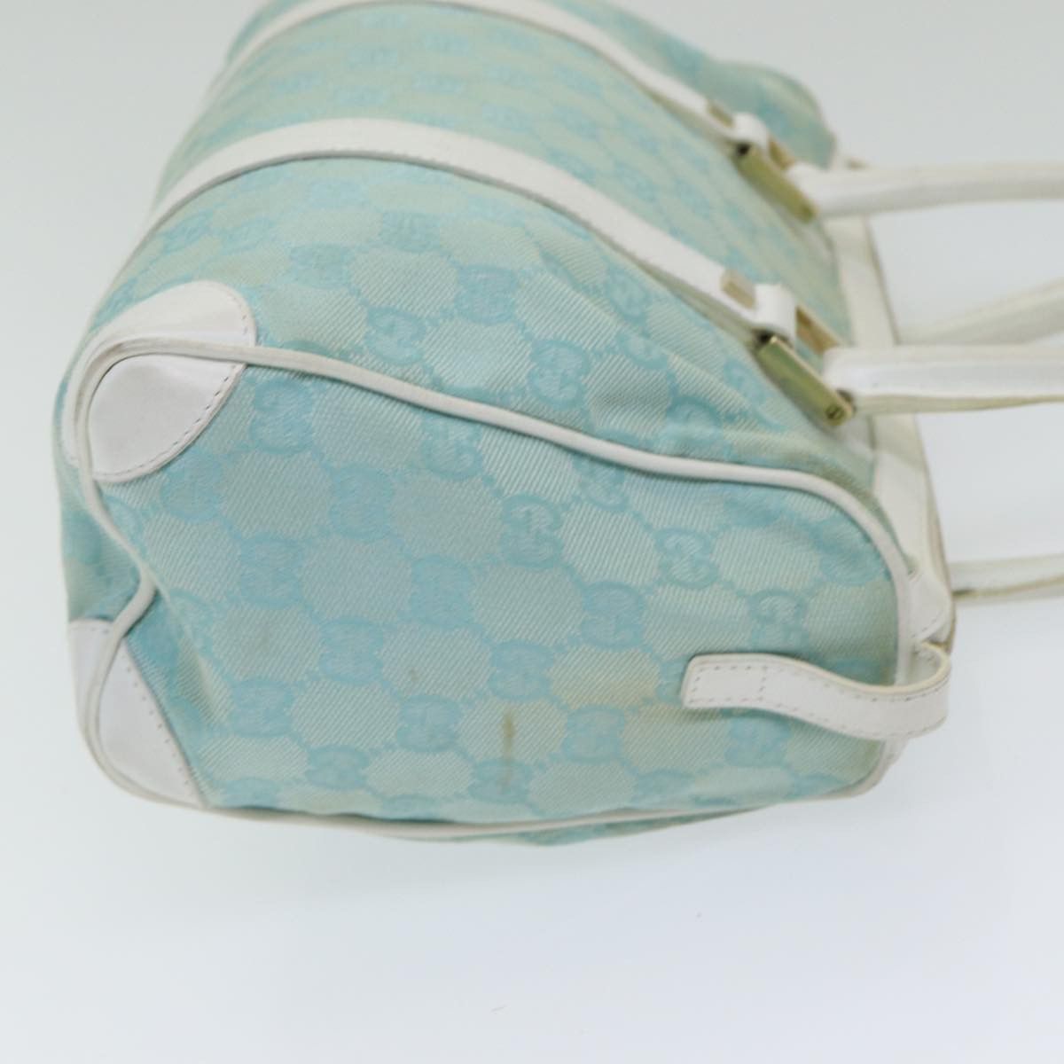 Gucci Blue Canvas Handbag (Pre-Owned) Size ONE SIZE - 9 Thumbnail