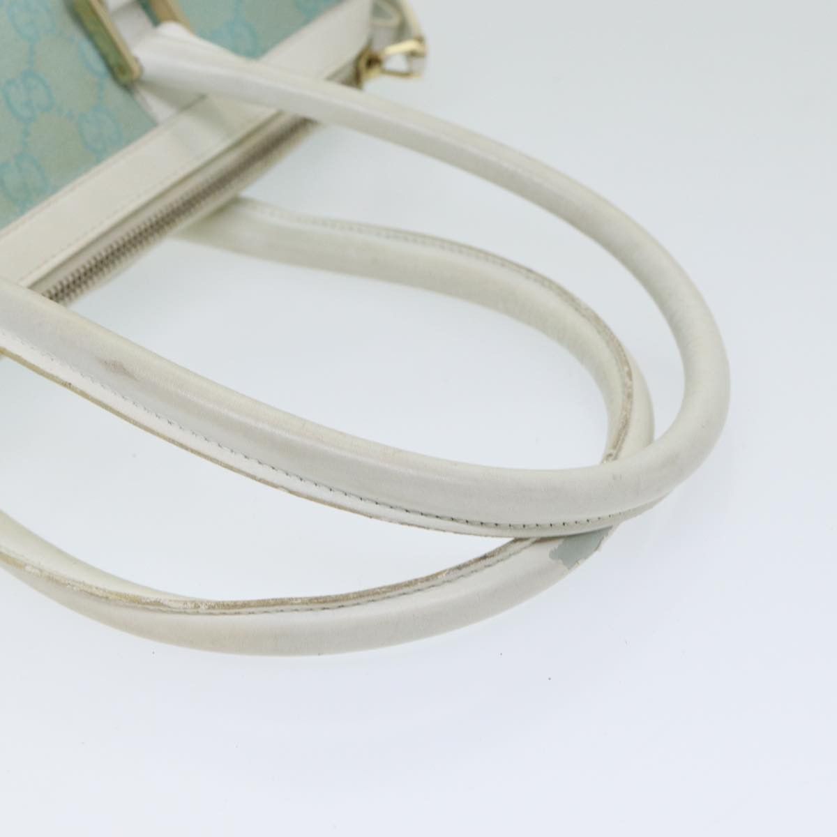 Gucci Blue Canvas Handbag (Pre-Owned) Size ONE SIZE - 11 Thumbnail