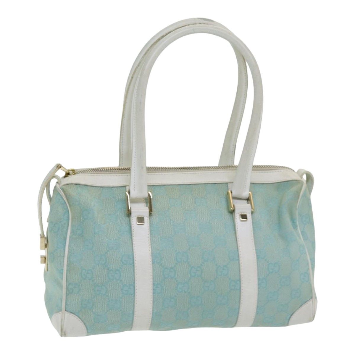 Gucci Blue Canvas Handbag (Pre-Owned) Size ONE SIZE - 18 Thumbnail