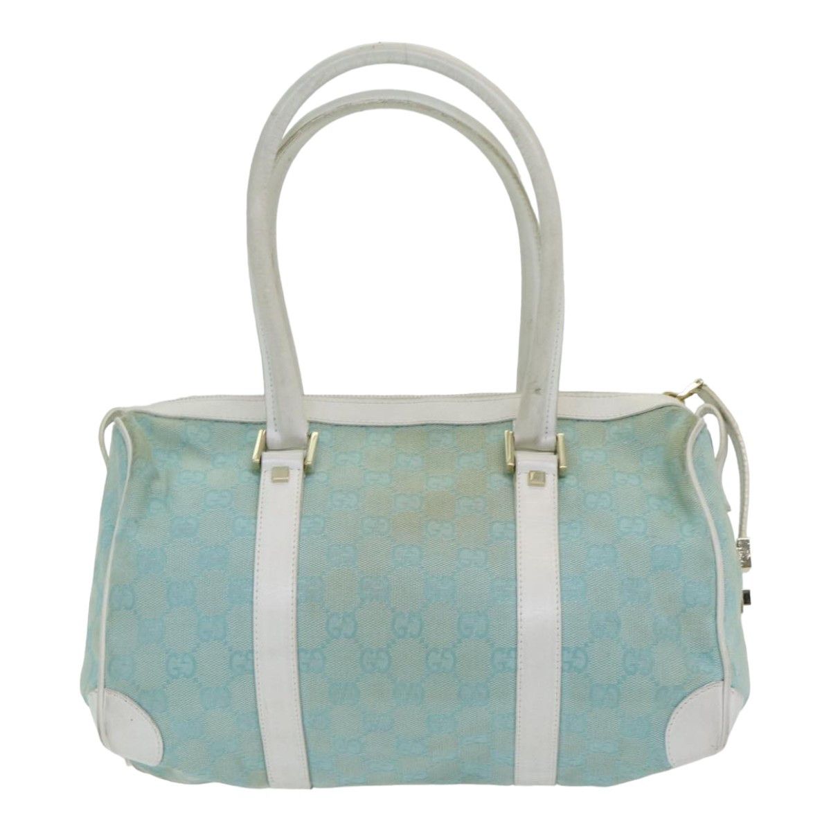 Gucci Blue Canvas Handbag (Pre-Owned) Size ONE SIZE - 2 Thumbnail