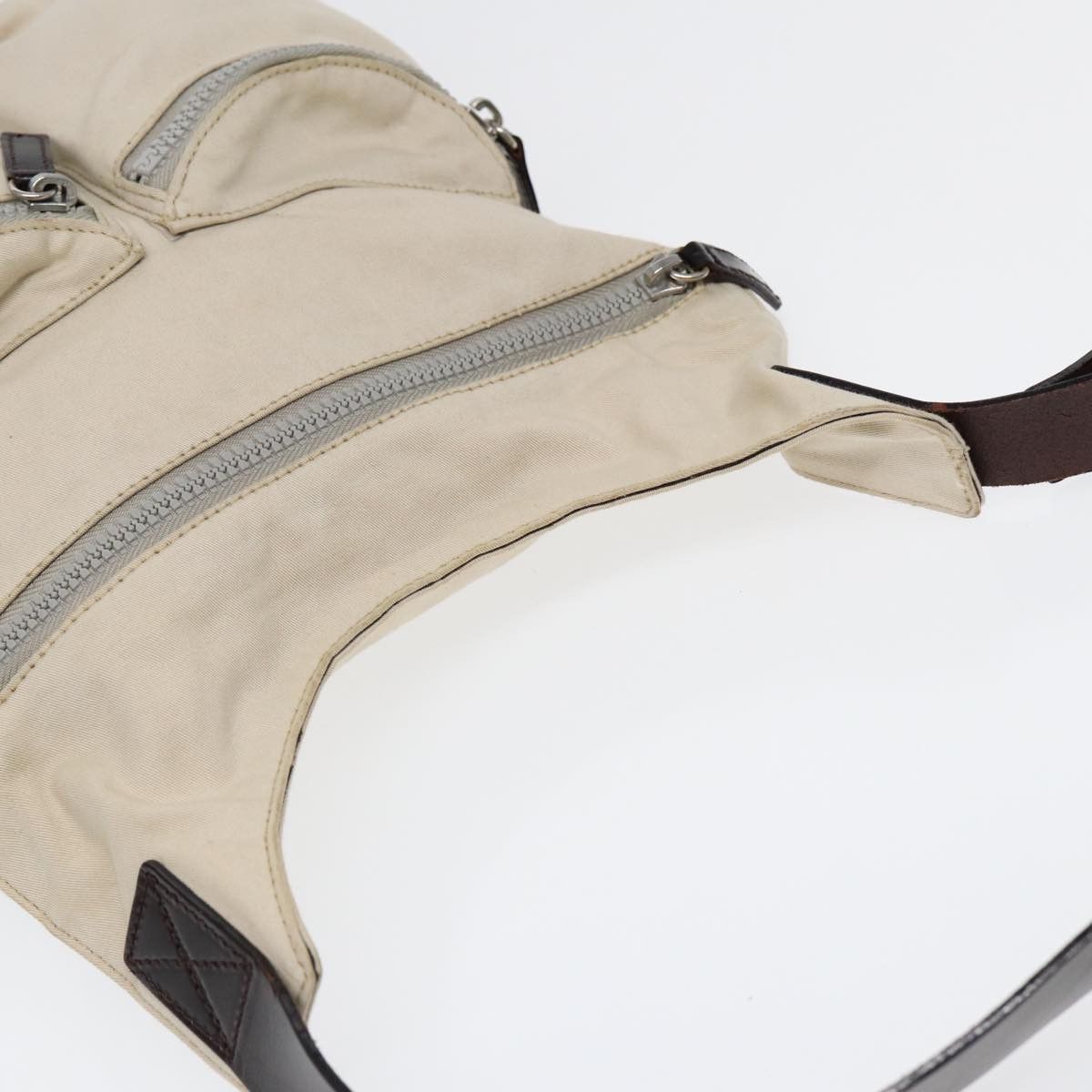 Fendi Beige Canvas Shoulder Bag (Pre-Owned) Size ONE SIZE - 17 Thumbnail