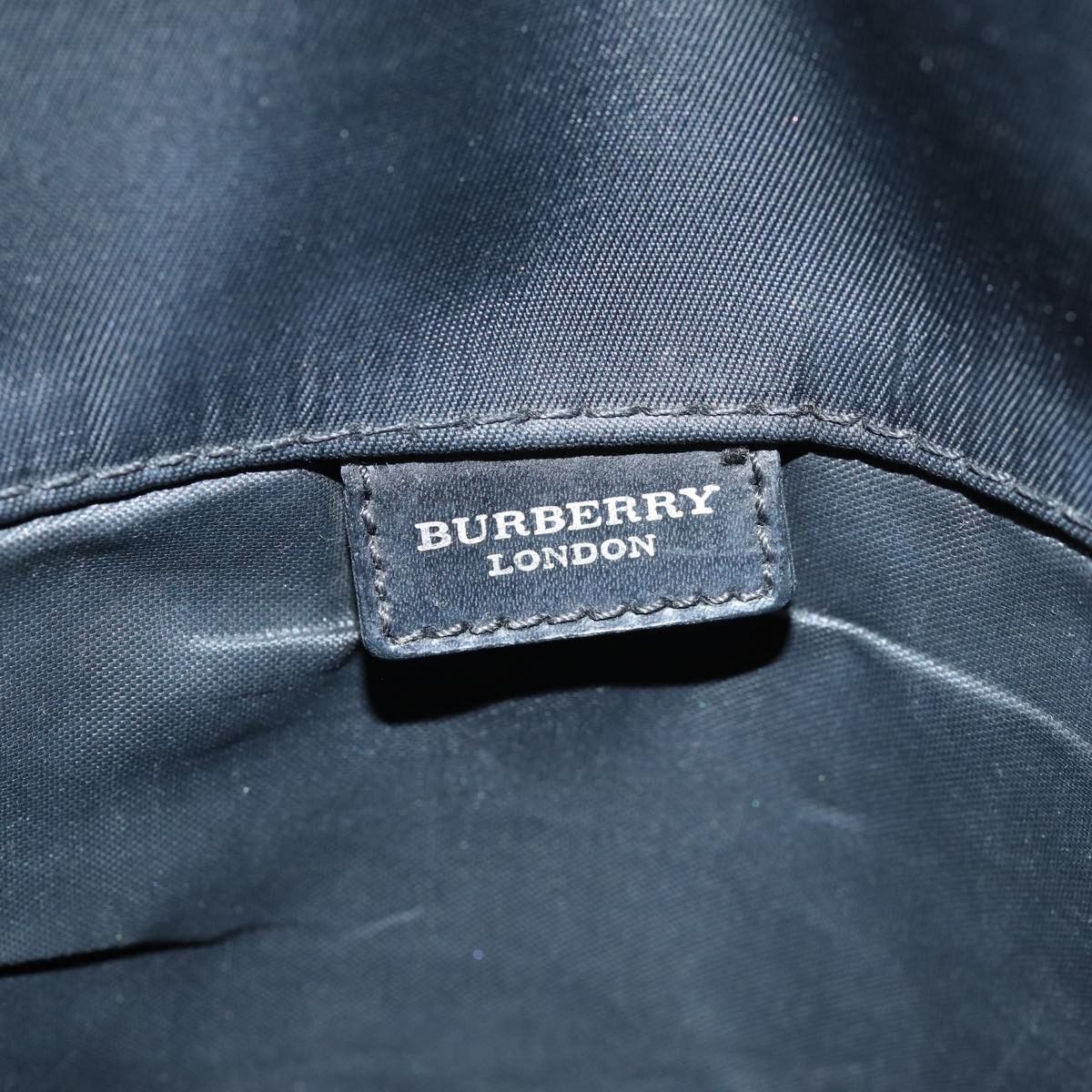 Burberry Nova Check Black Synthetic Shoulder Bag (Pre-Owned) Size ONE SIZE - 8 Thumbnail