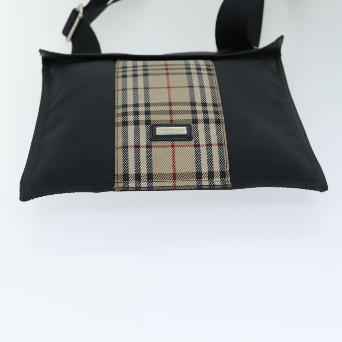 Burberry Nova Check Black Synthetic Shoulder Bag (Pre-Owned) Size ONE SIZE - 3 Thumbnail