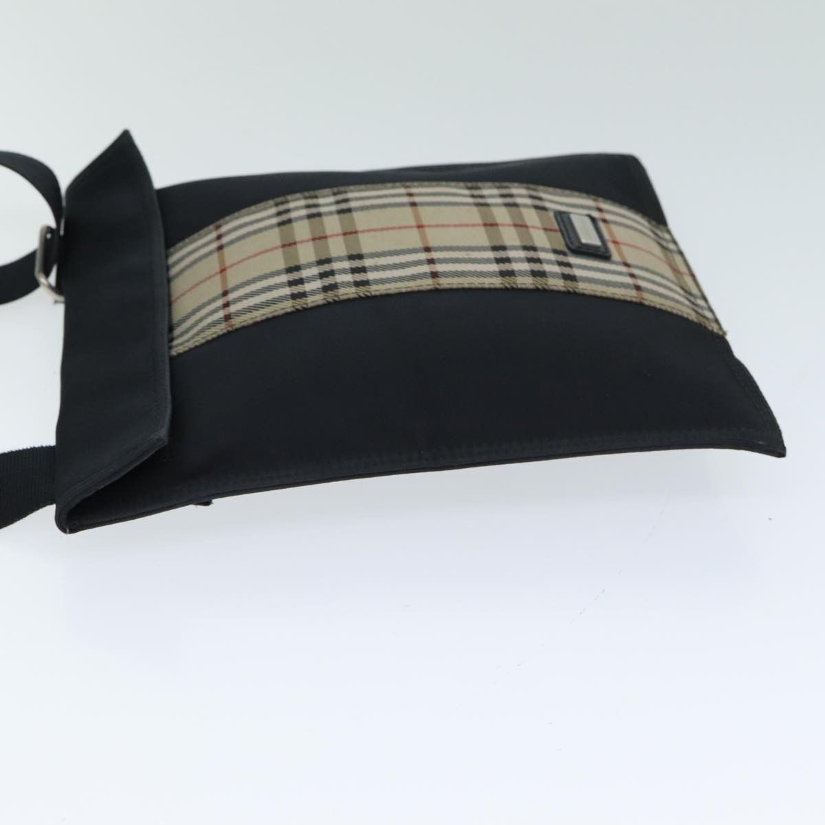Burberry Nova Check Black Synthetic Shoulder Bag (Pre-Owned) Size ONE SIZE - 11 Thumbnail