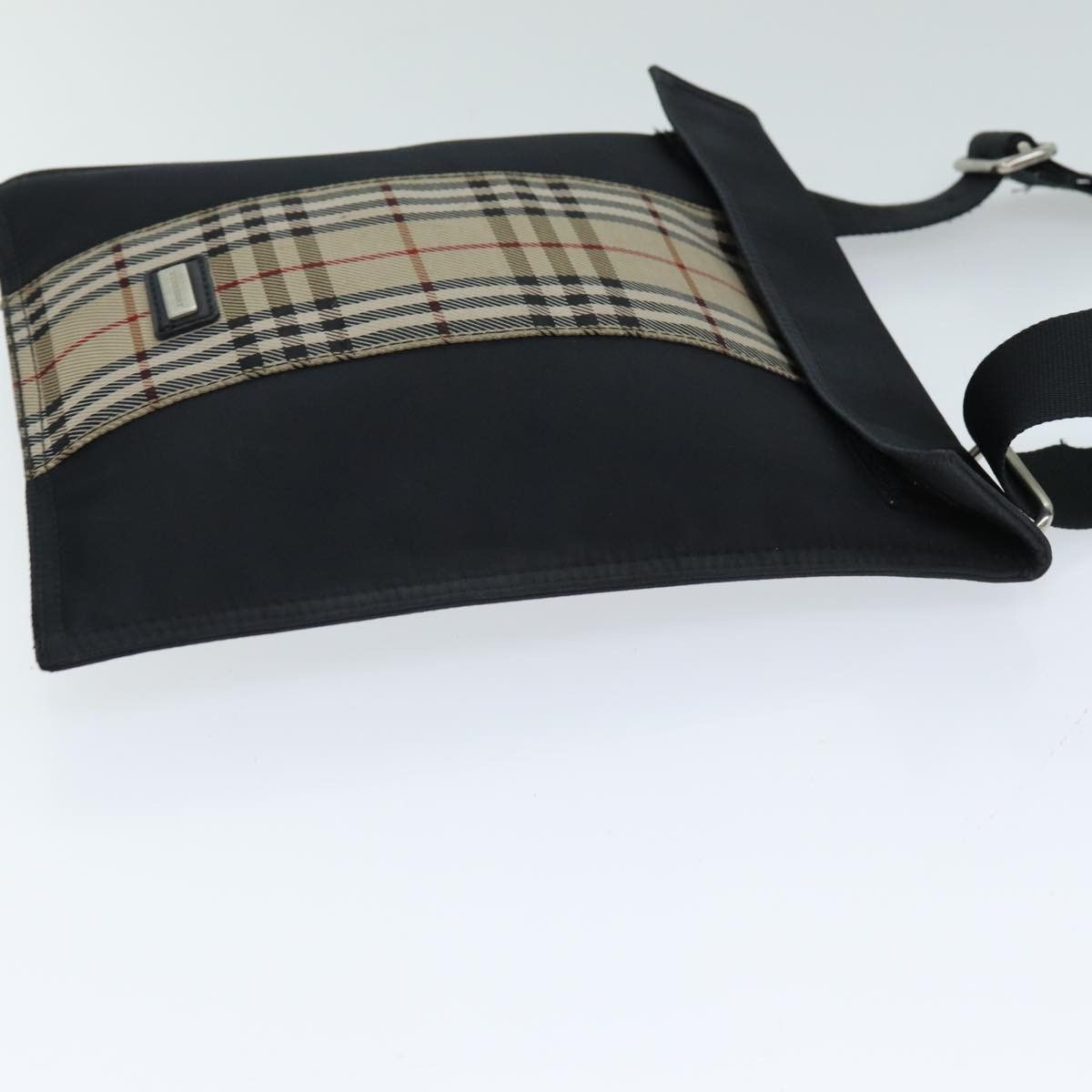 Burberry Nova Check Black Synthetic Shoulder Bag (Pre-Owned) Size ONE SIZE - 10 Thumbnail