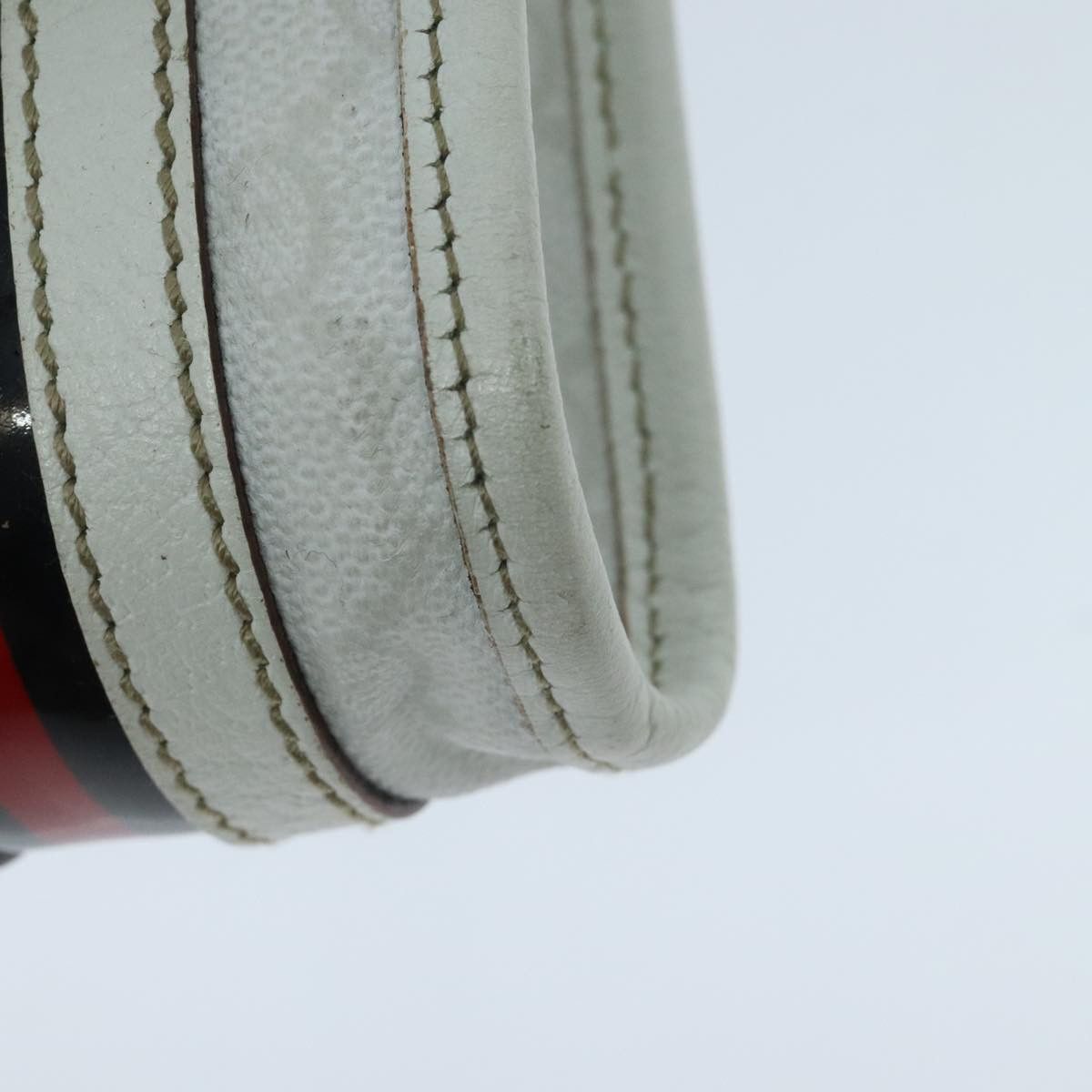 Gucci Sherry White Canvas Shoulder Bag (Pre-Owned) Size ONE SIZE - 7 Thumbnail