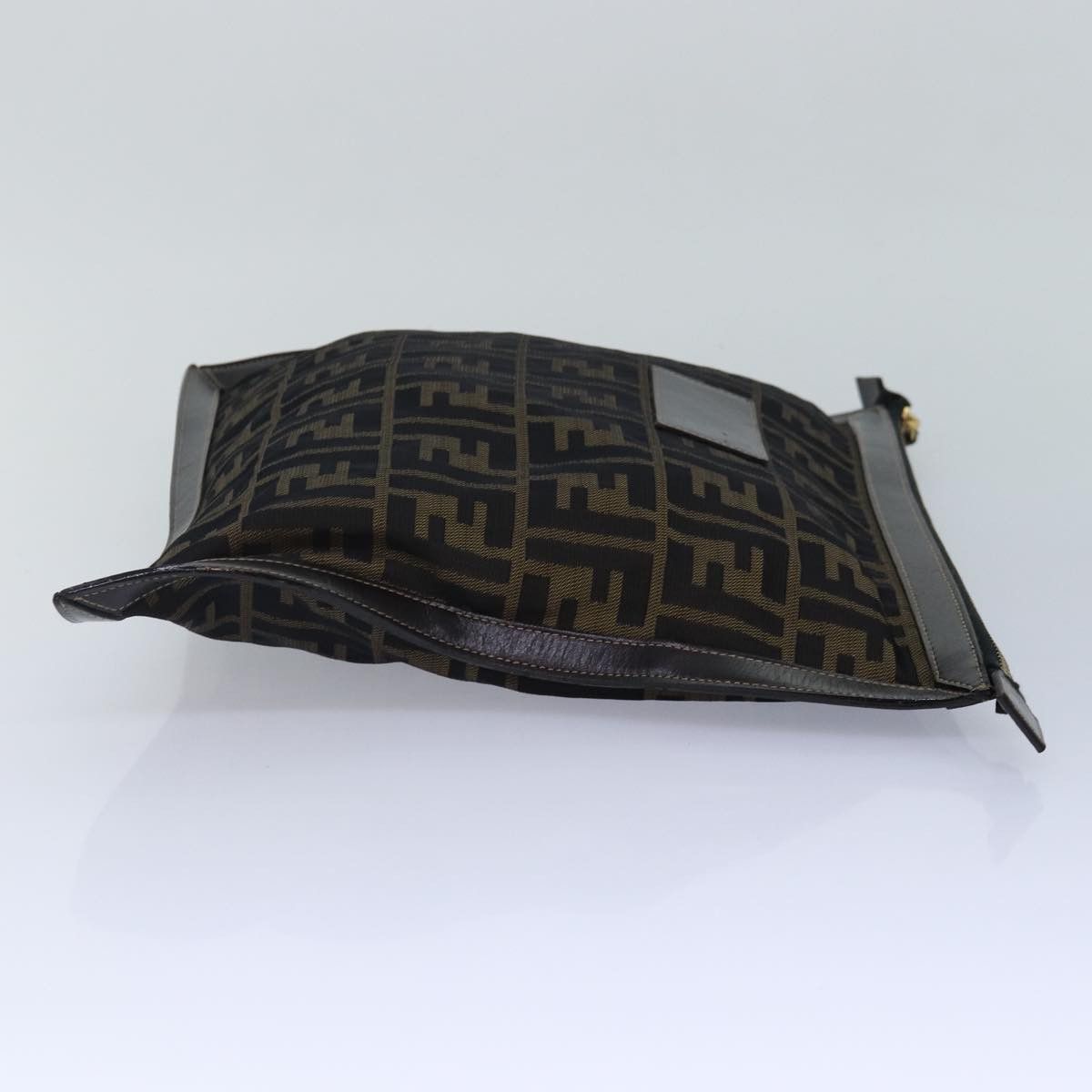 Fendi Zucca Brown Canvas Clutch Bag (Pre-Owned) Size ONE SIZE - 9 Thumbnail