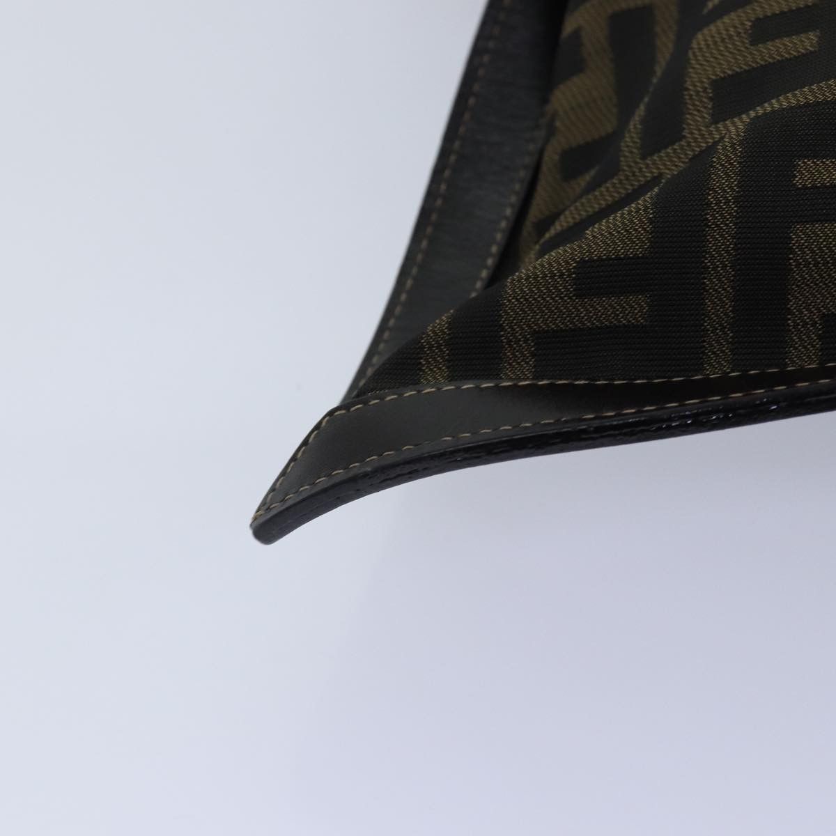 Fendi Zucca Brown Canvas Clutch Bag (Pre-Owned) Size ONE SIZE - 13 Thumbnail
