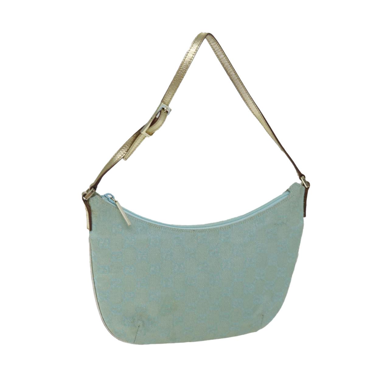 Gucci Gg Canvas Blue Canvas Shoulder Bag (Pre-Owned) Size ONE SIZE - 12 Thumbnail
