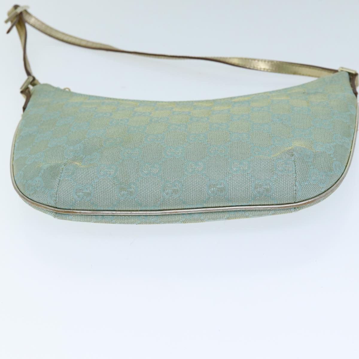 Gucci Gg Canvas Blue Canvas Shoulder Bag (Pre-Owned) Size ONE SIZE - 3 Thumbnail