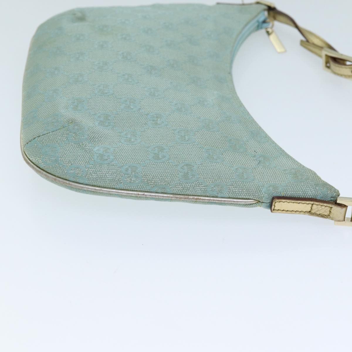 Gucci Gg Canvas Blue Canvas Shoulder Bag (Pre-Owned) Size ONE SIZE - 13 Thumbnail