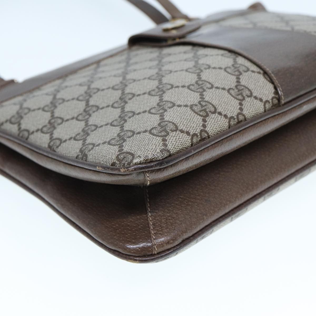Gucci Gg Canvas Beige Canvas Handbag (Pre-Owned) Size ONE SIZE - 14 Thumbnail